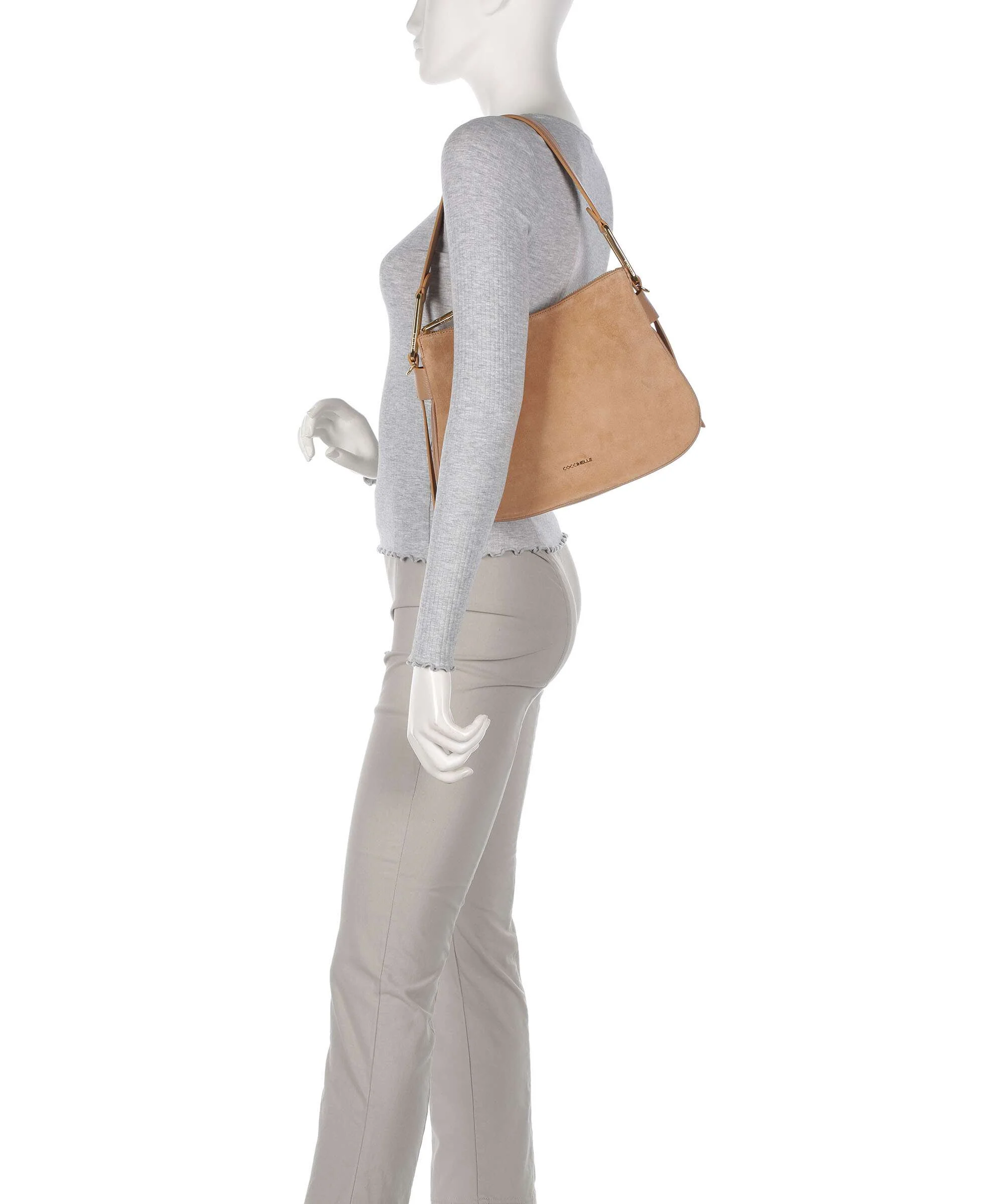 Coccinelle Magie Suede Hobo bag skin - Image 3