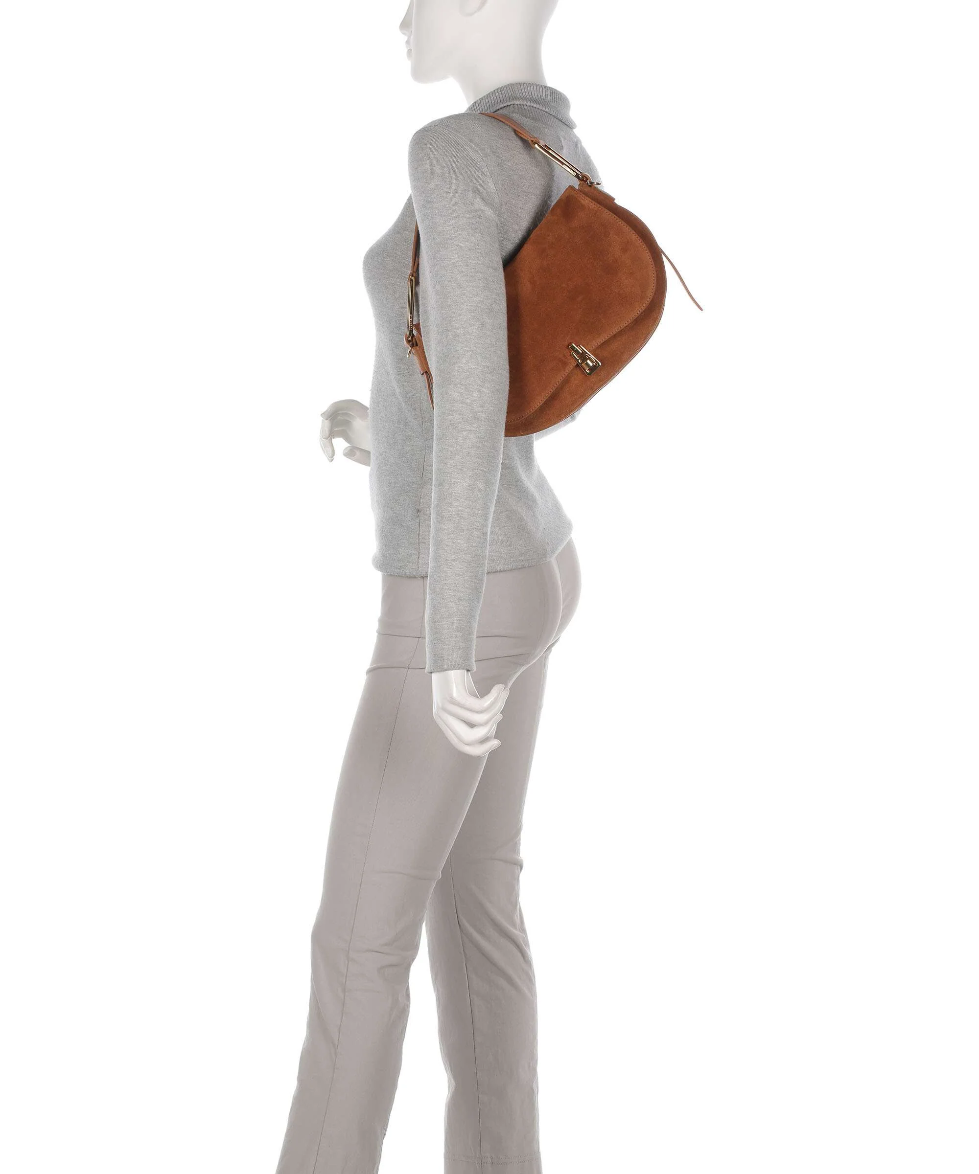 Coccinelle Magie Suede Shoulder bag cuir - Image 3