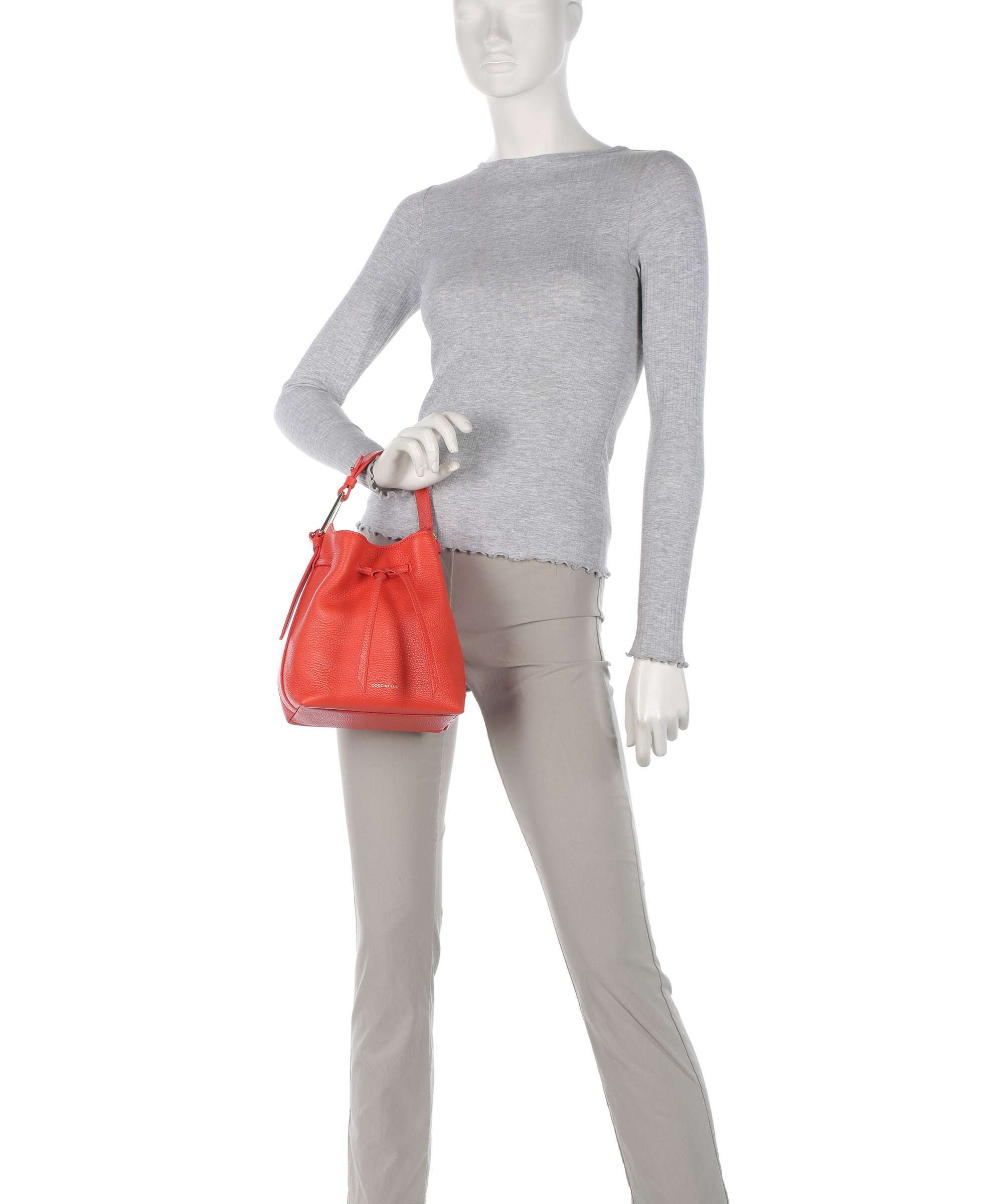 Coccinelle Malory Bucket bag gazpacho - Image 4