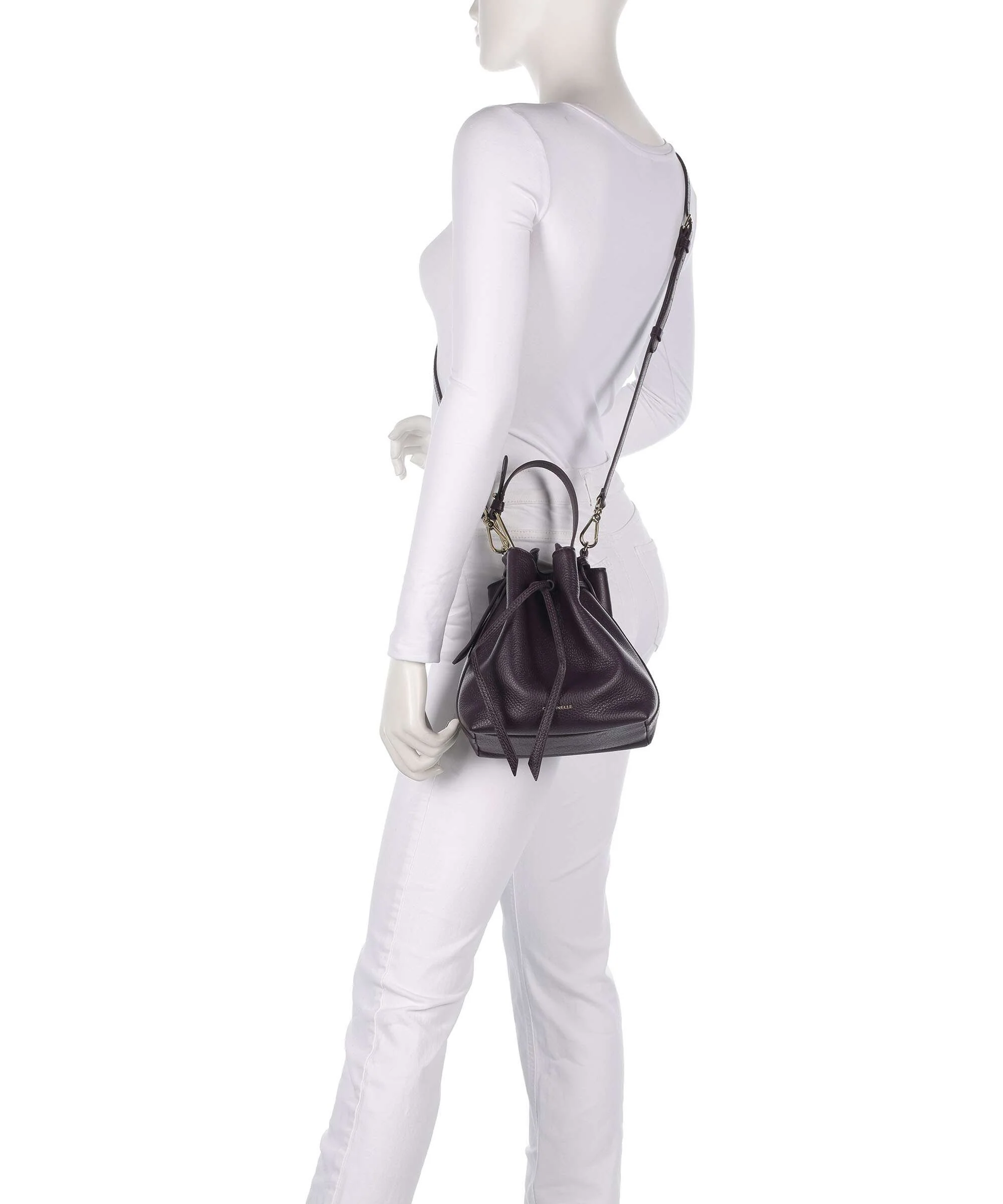 Coccinelle Malory Bucket bag prune - Image 4