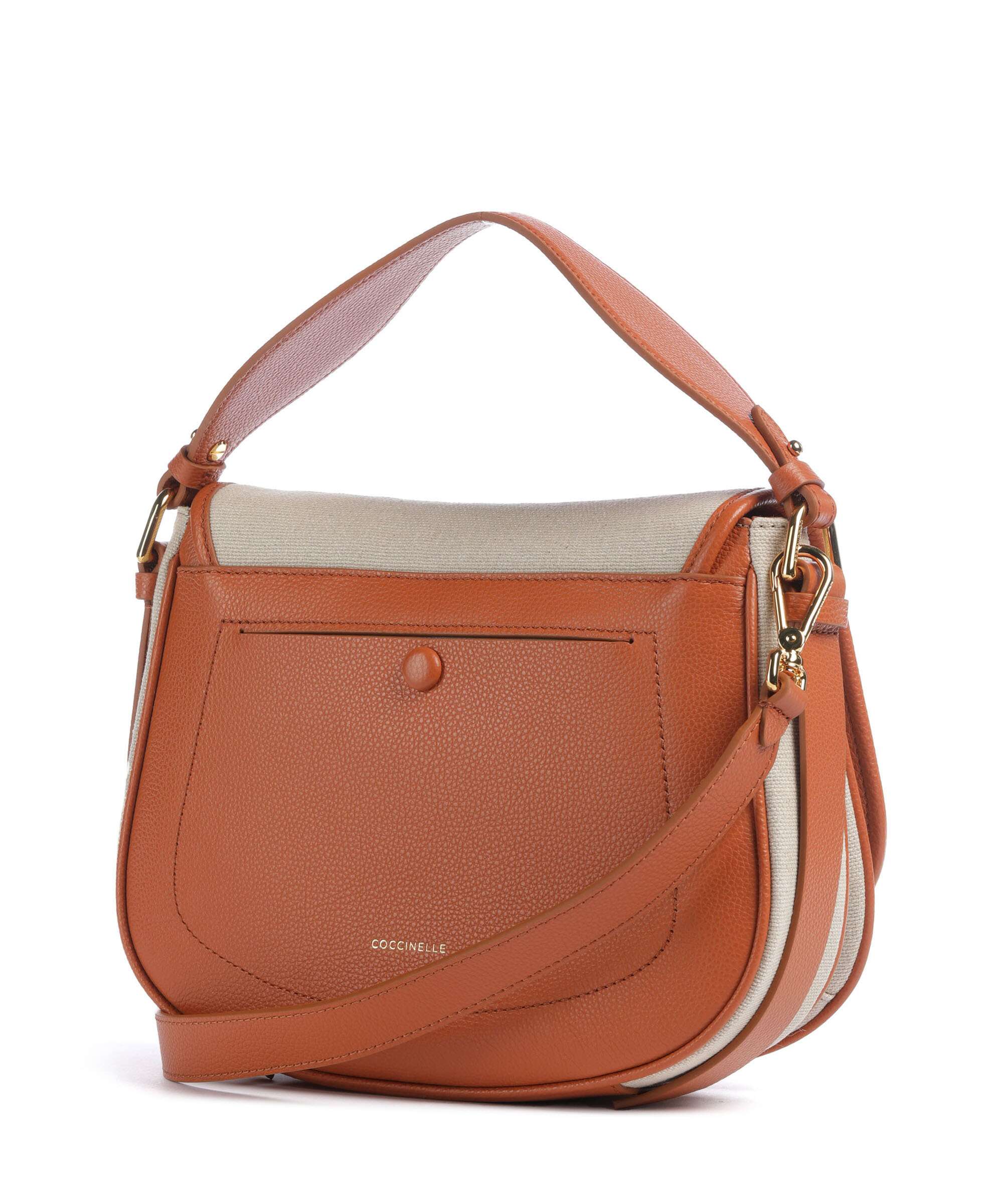 Coccinelle Mavery Canvas Handbag natural/crab - Image 2