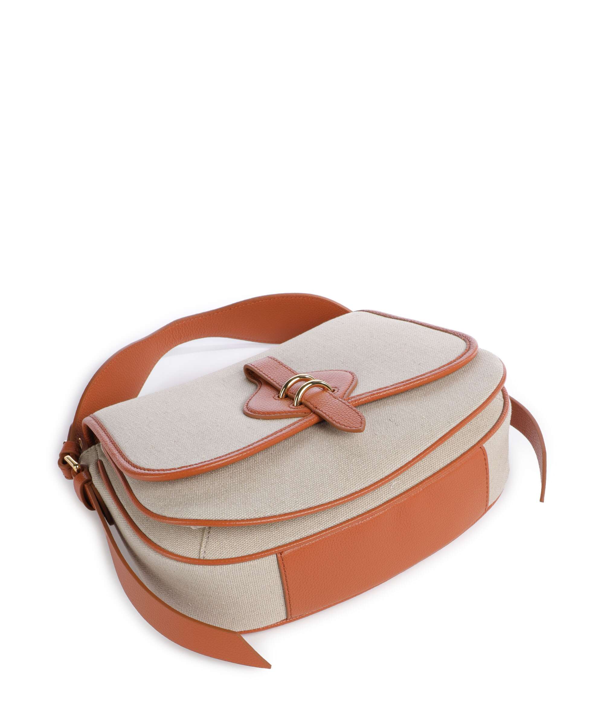 Coccinelle Mavery Canvas Handbag natural/crab - Image 5
