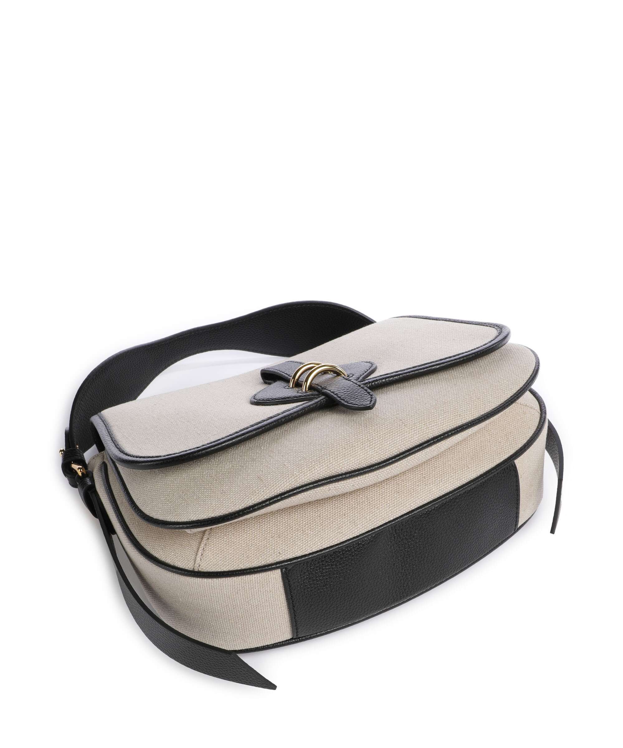 Coccinelle Mavery Canvas Handbag natural/noir - Image 5