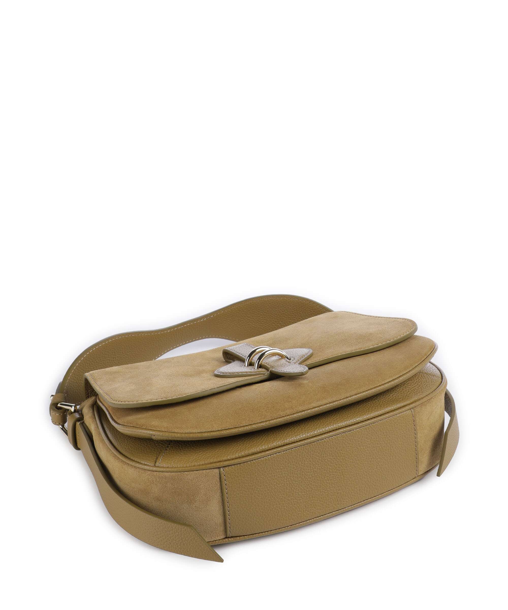 Coccinelle Mavery Suede Handbag seagrass - Image 4