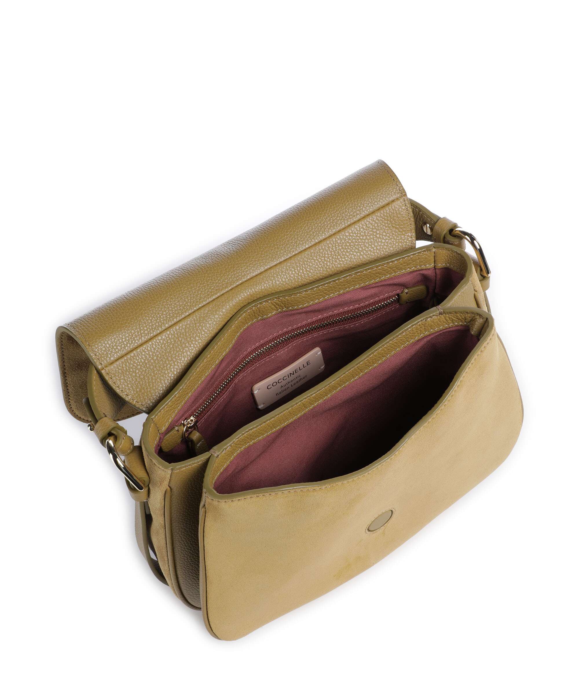 Coccinelle Mavery Suede Handbag seagrass - Image 5