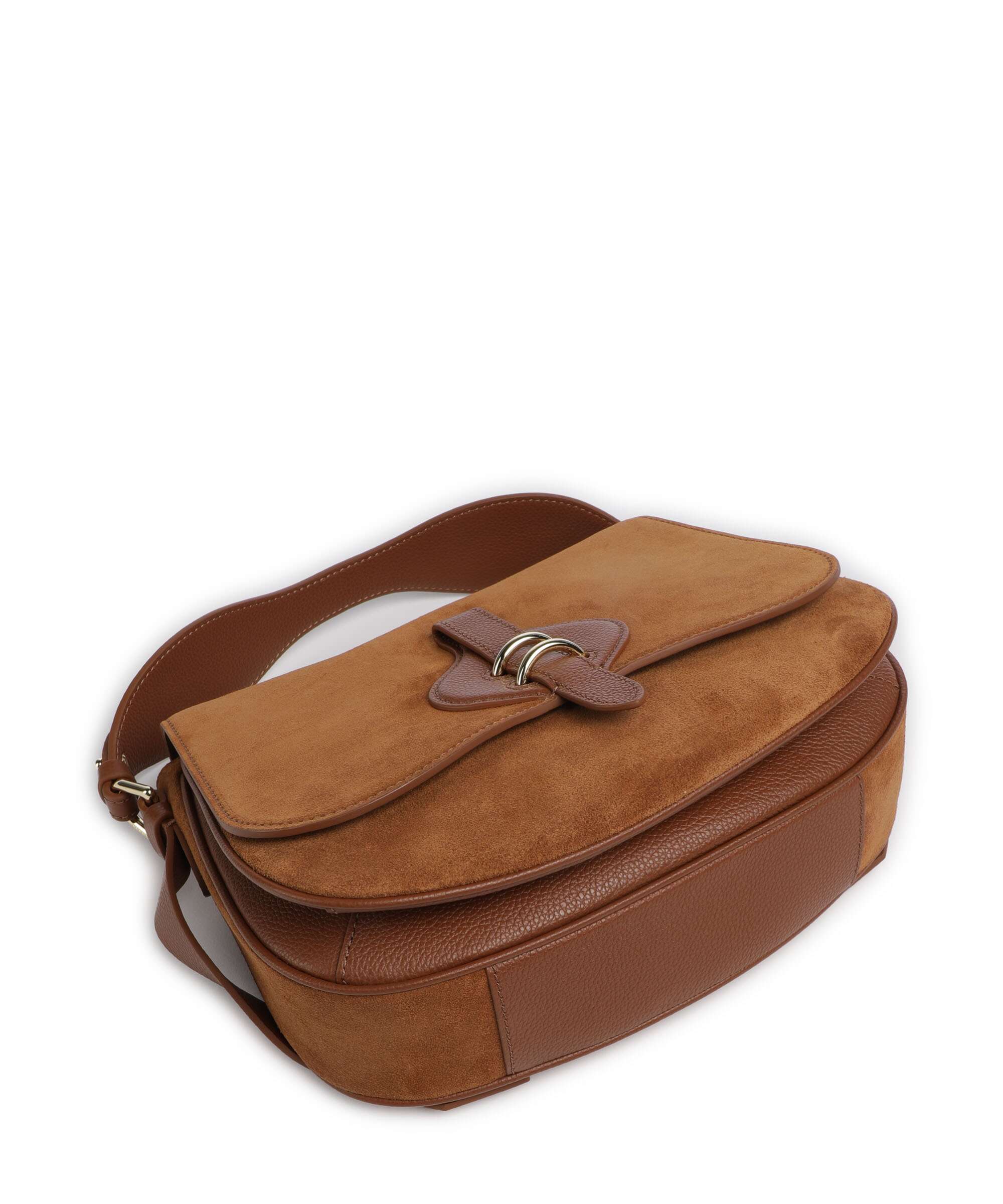 Coccinelle Mavery Suede Handbag cognac - Image 4
