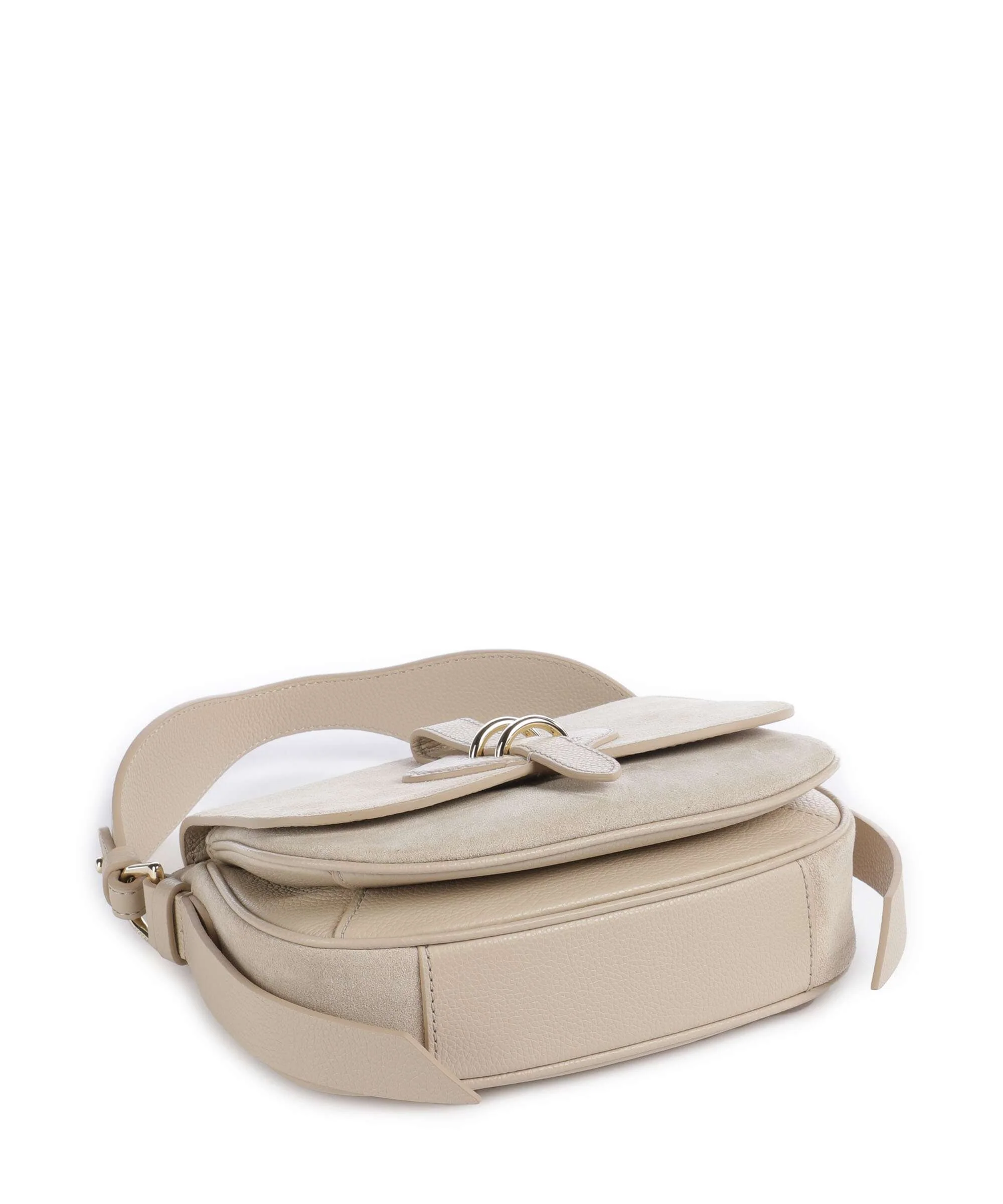 Coccinelle Mavery Suede Handbag sandshell - Image 3