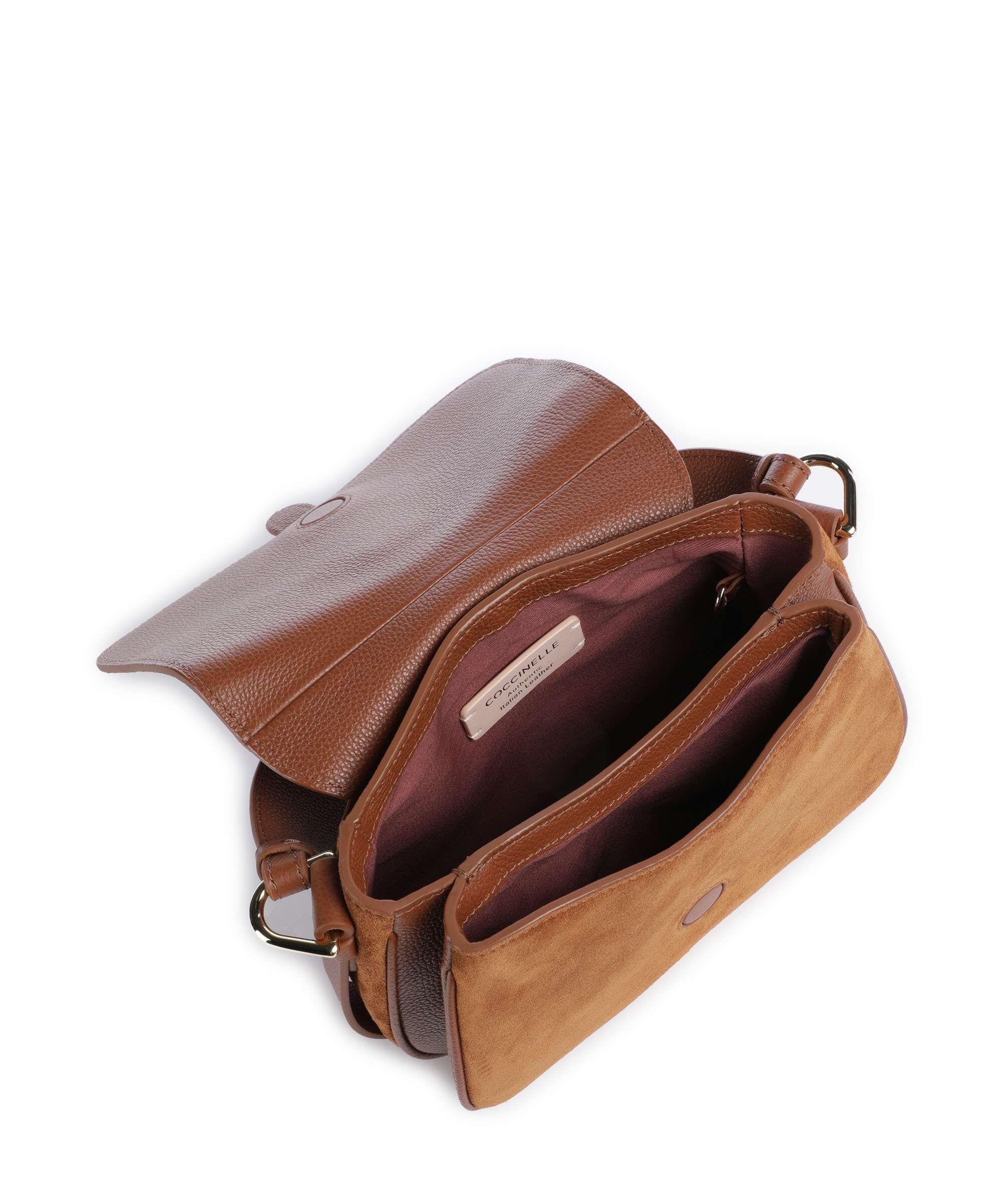 Coccinelle Mavery Suede Handbag cognac - Image 5