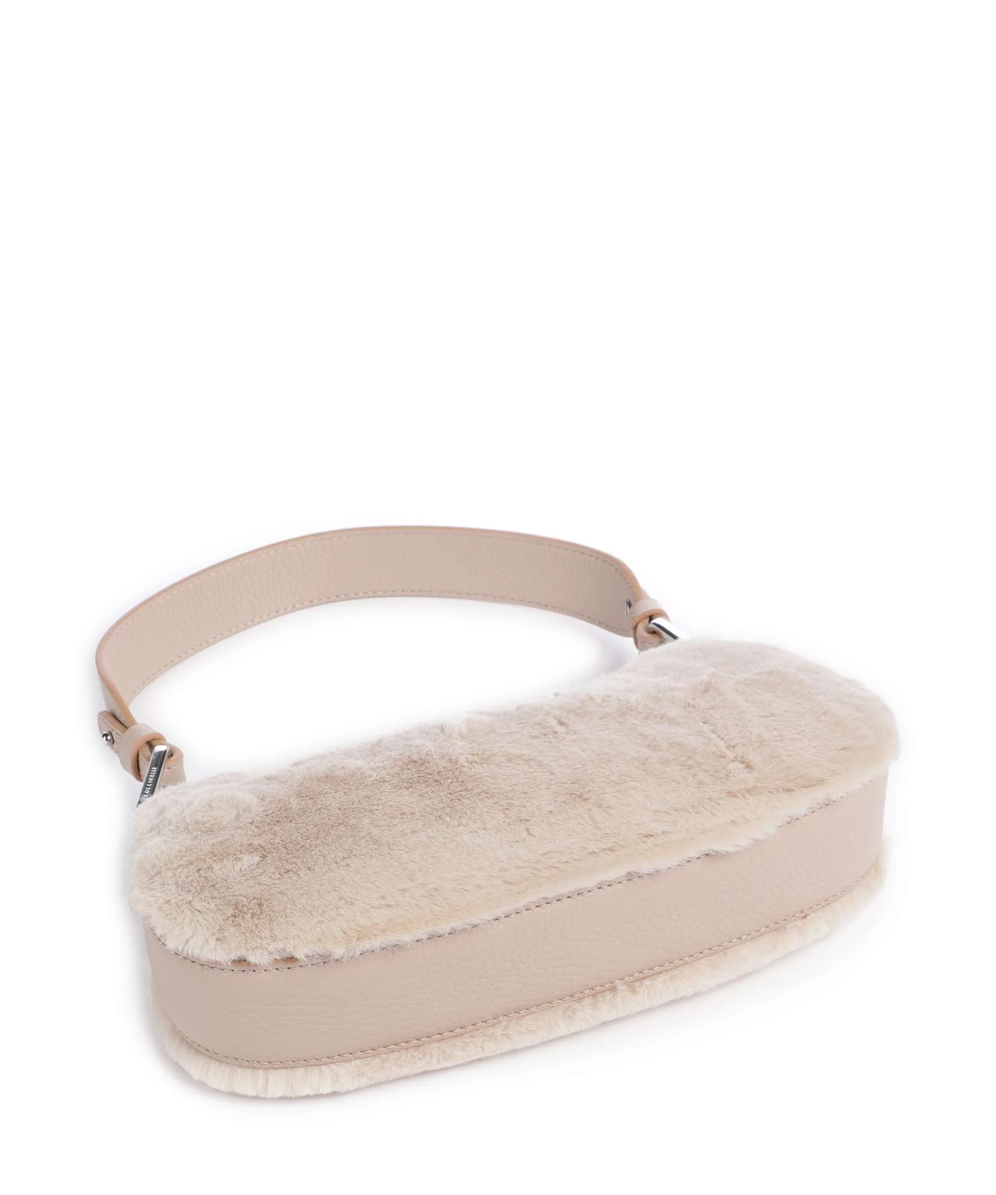 Coccinelle Merveille Synthetic fur Shoulder bag natural/rosette - Image 6