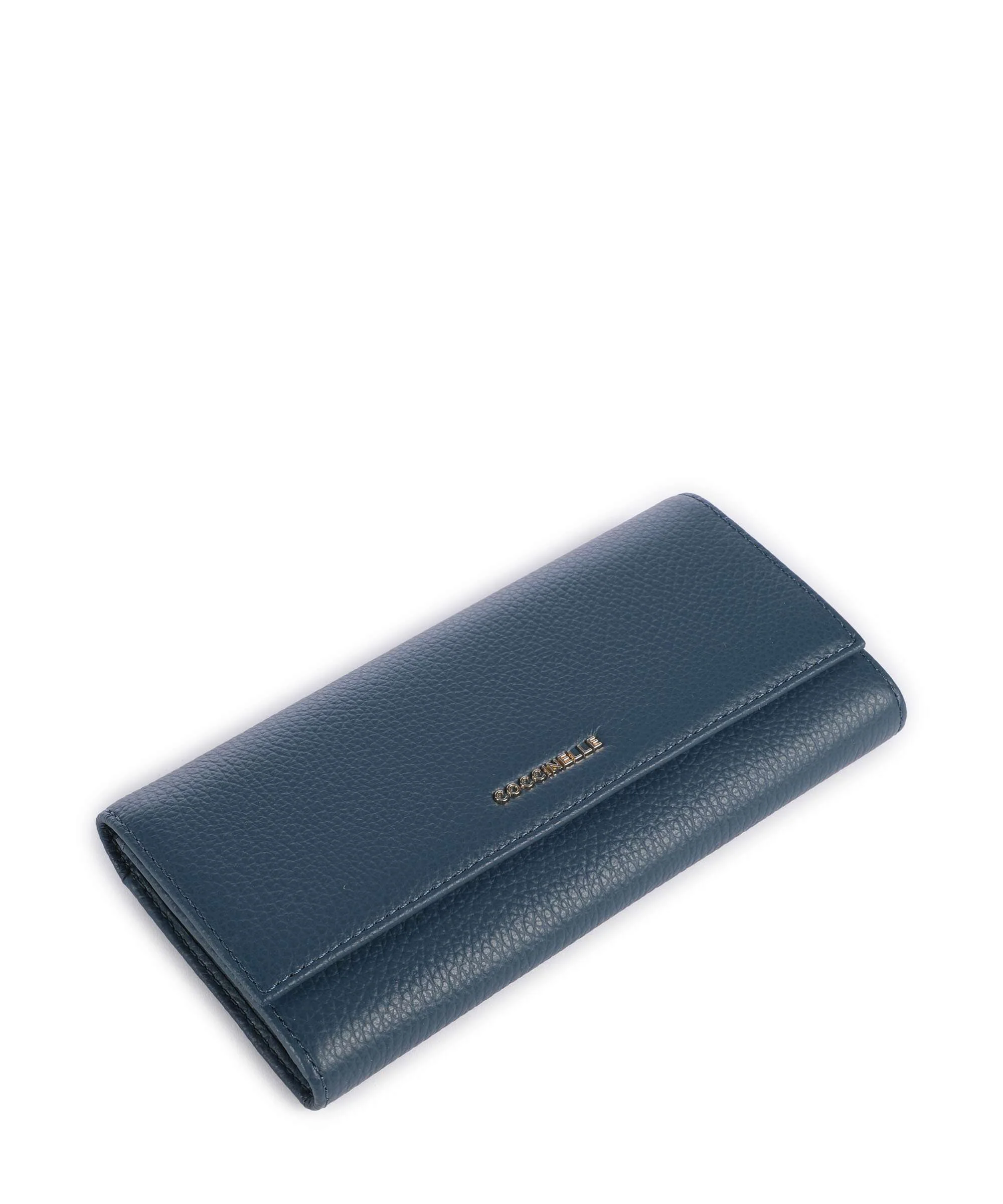 Coccinelle Metallic Soft Wallet deep blue - Image 4