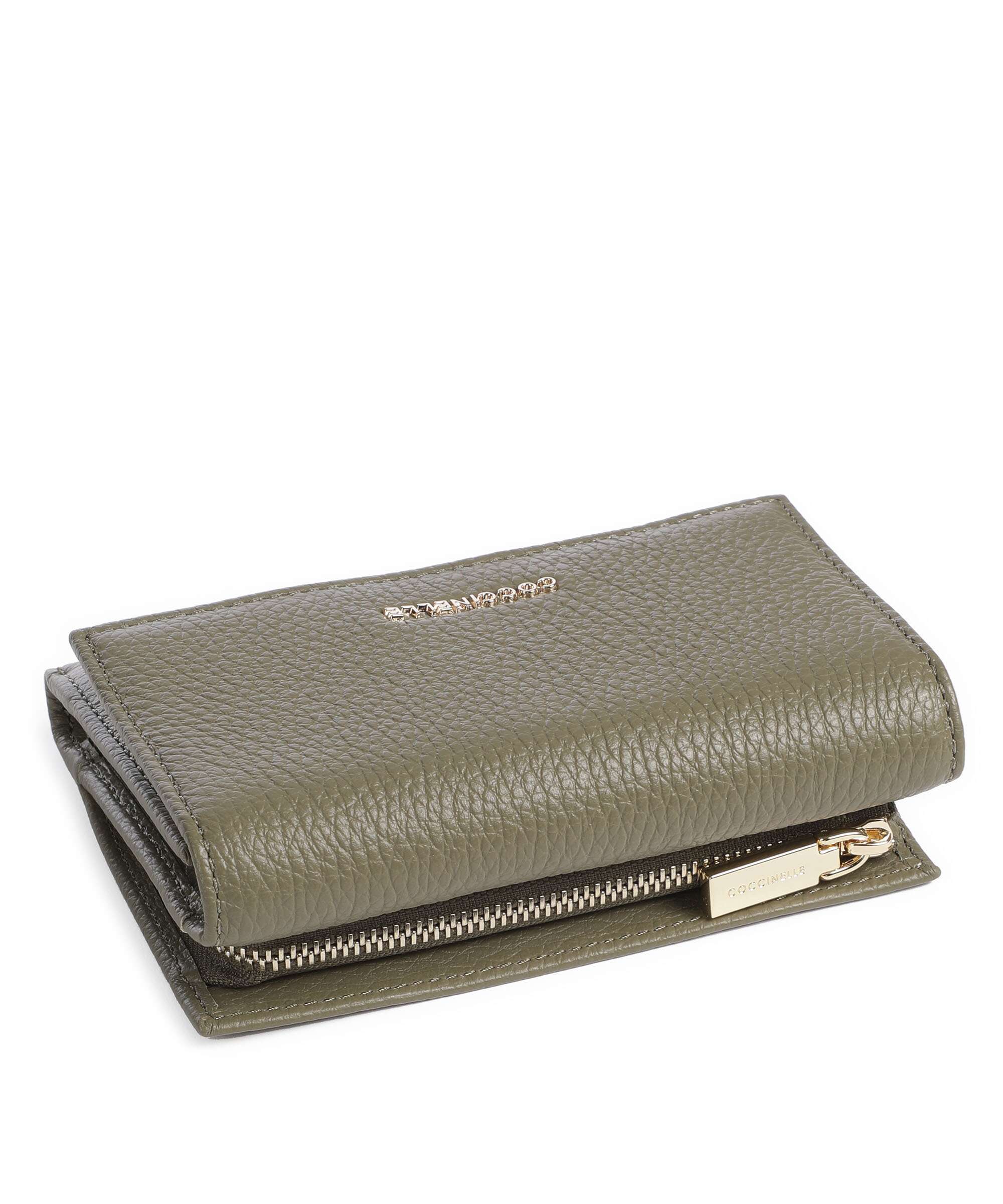 Coccinelle Metallic Soft Wallet laurel green - Image 5