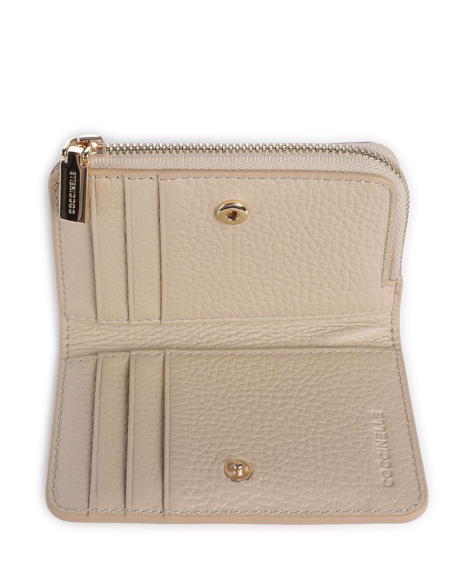 Coccinelle Metallic Soft Wallet sandshell - Image 2