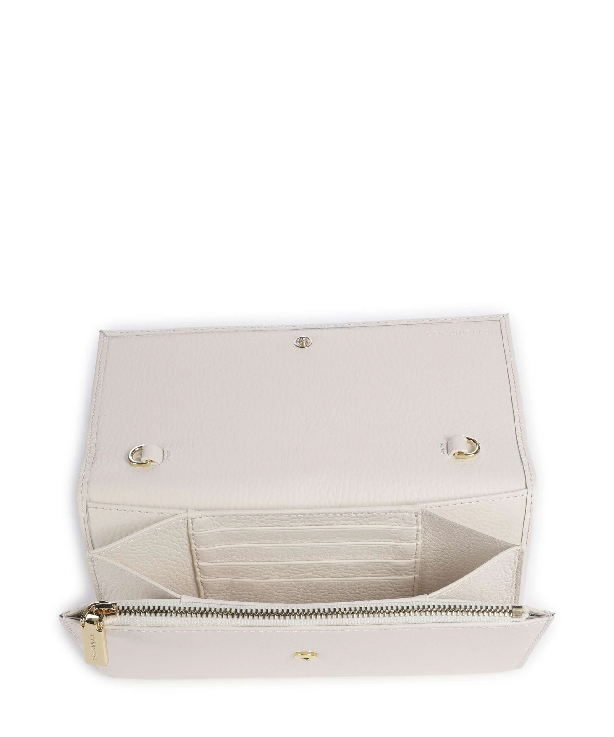Coccinelle Metallic Soft Wallet blanco - Image 6