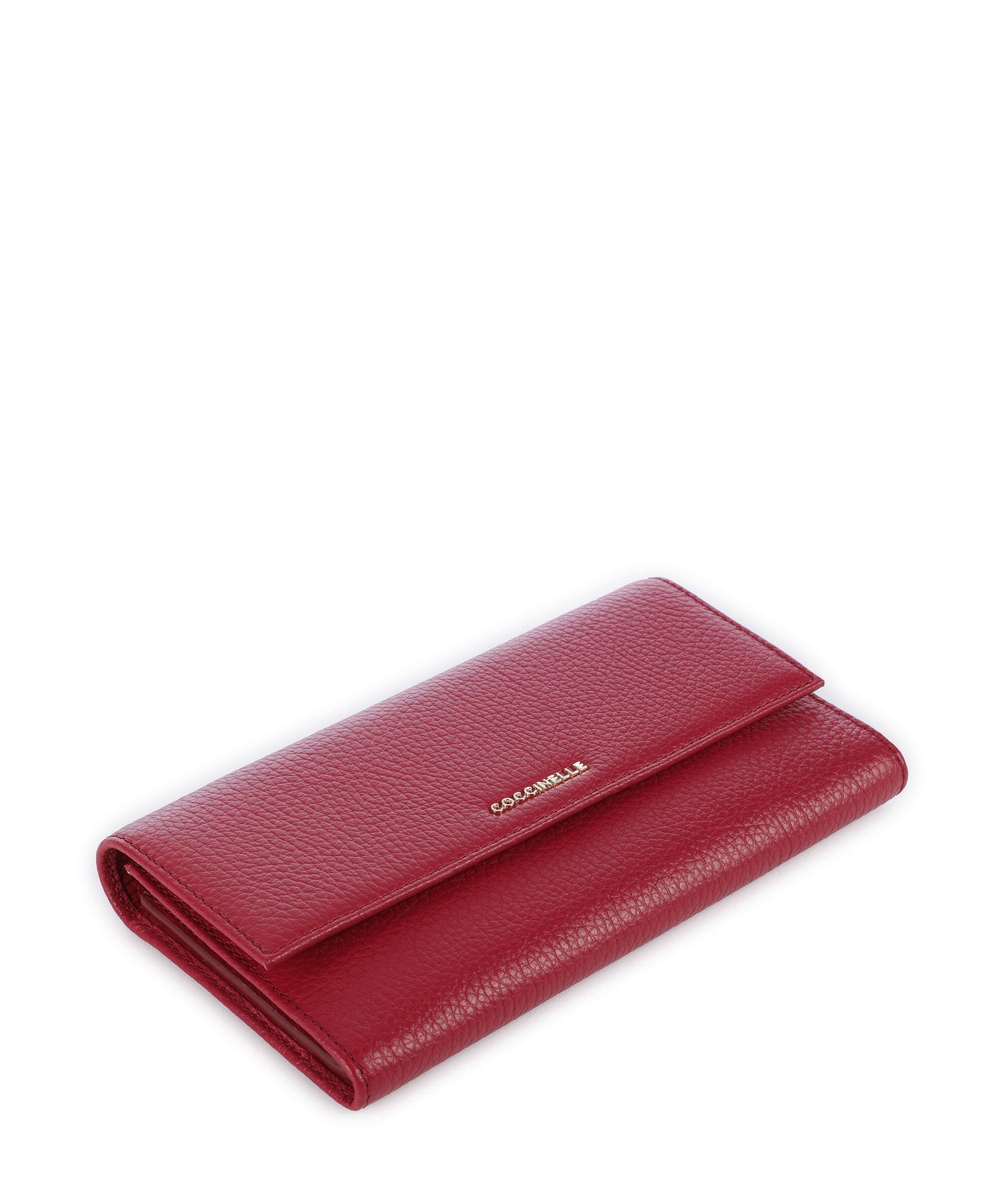 Coccinelle Metallic Soft Wallet sangria - Image 5