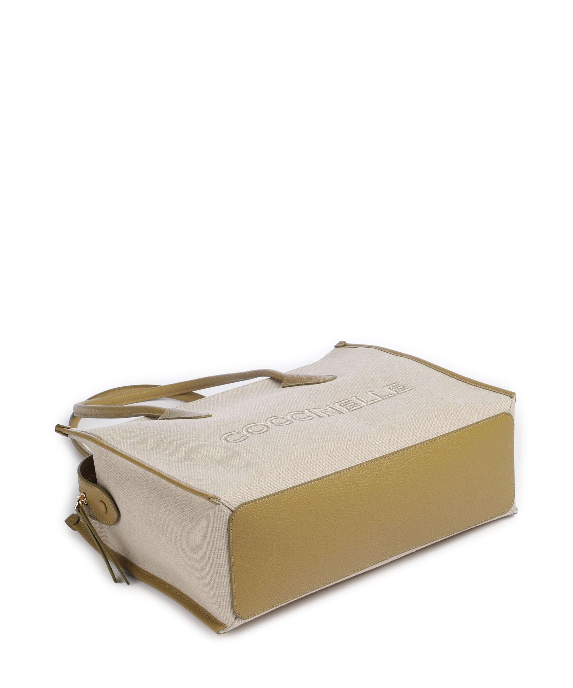 Coccinelle Myrtha Canvas Tote bag natural/seagrass - Image 4