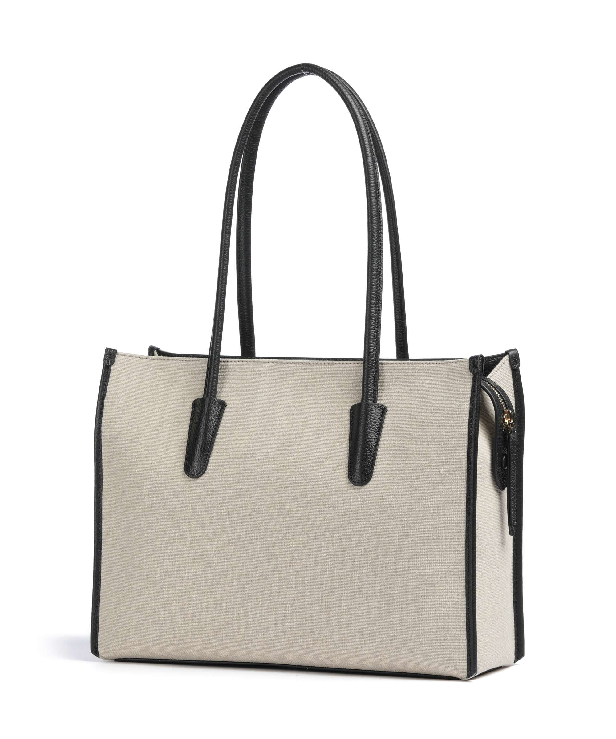 Coccinelle Myrtha Canvas Tote bag natural/noir - Image 2