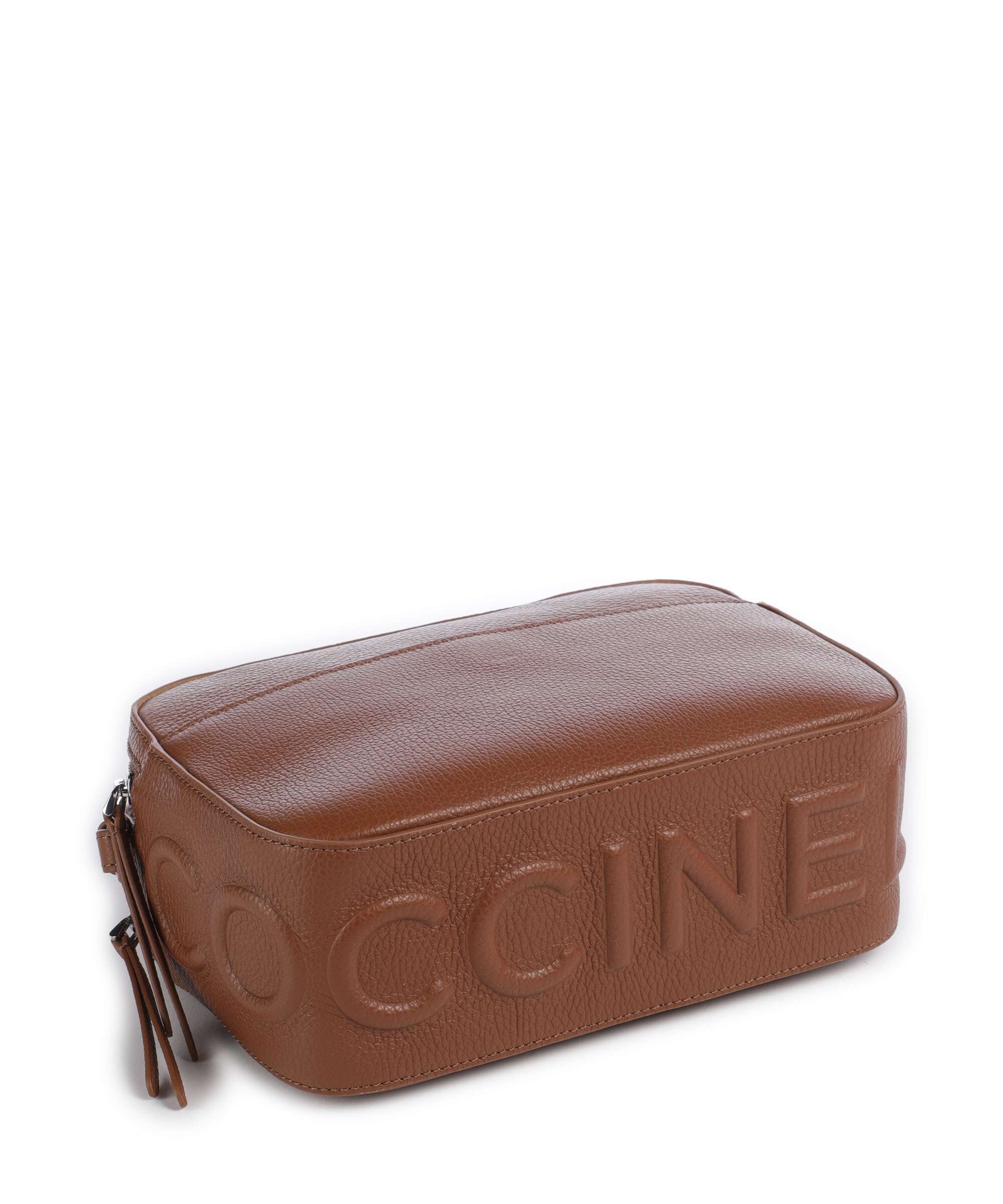 Coccinelle Myrtha Maxi Logo Crossbody bag cognac - Image 5