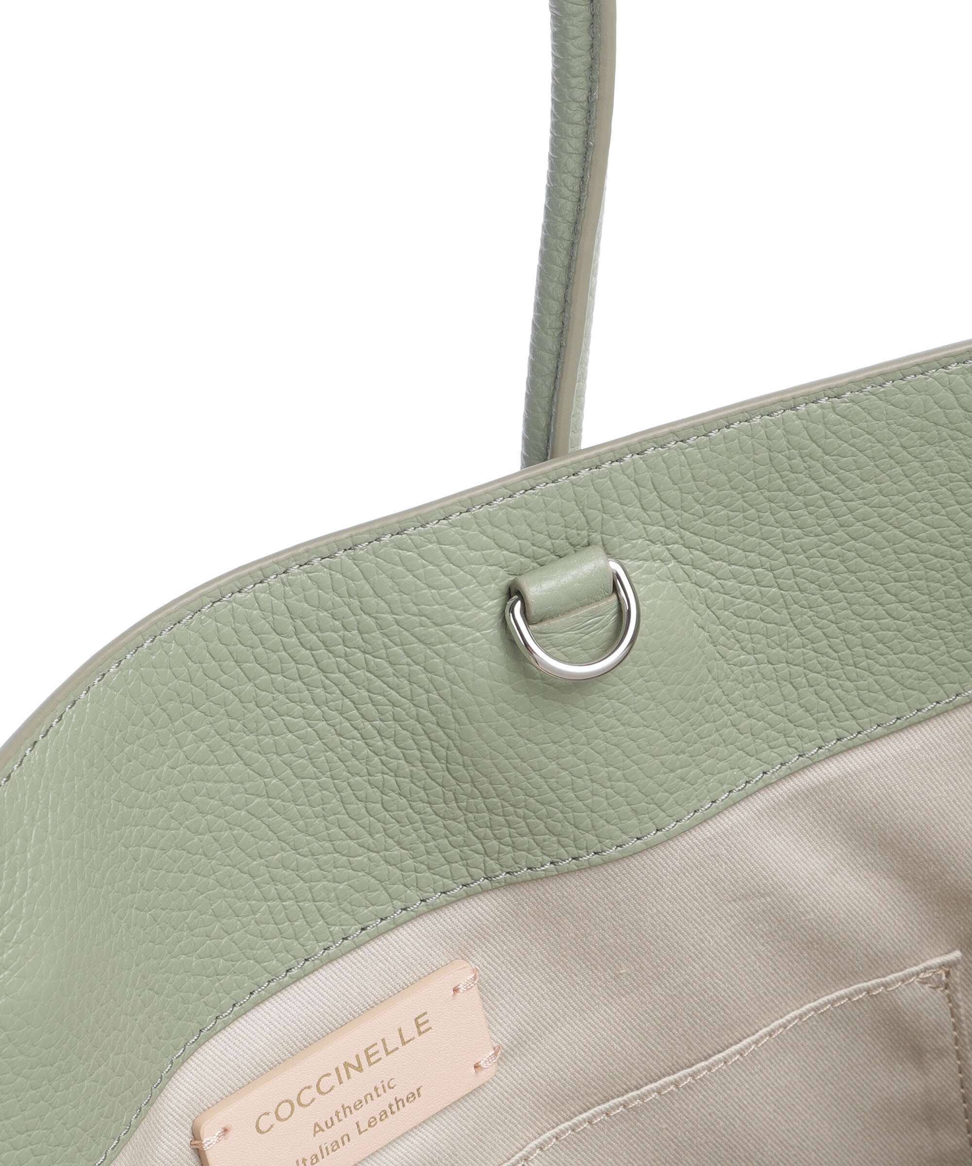 Coccinelle Myrtha Maxi Logo Tote bag greenery - Image 4