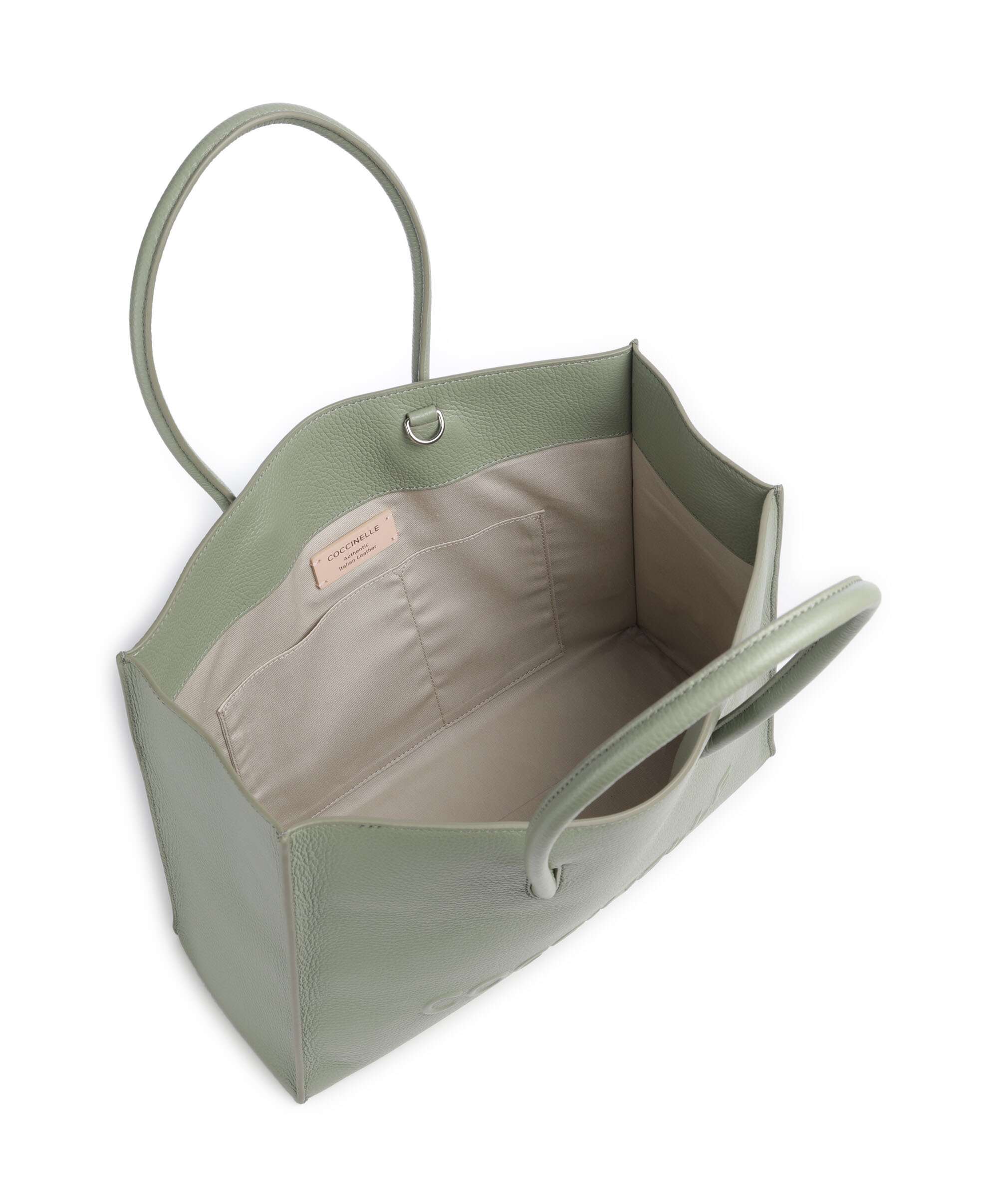 Coccinelle Myrtha Maxi Logo Tote bag greenery - Image 6
