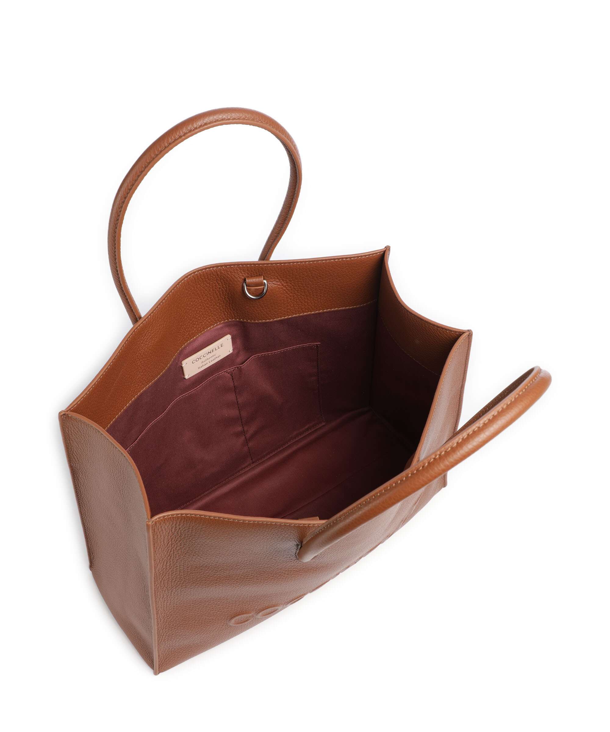 Coccinelle Myrtha Maxi Logo Tote bag cognac - Image 6