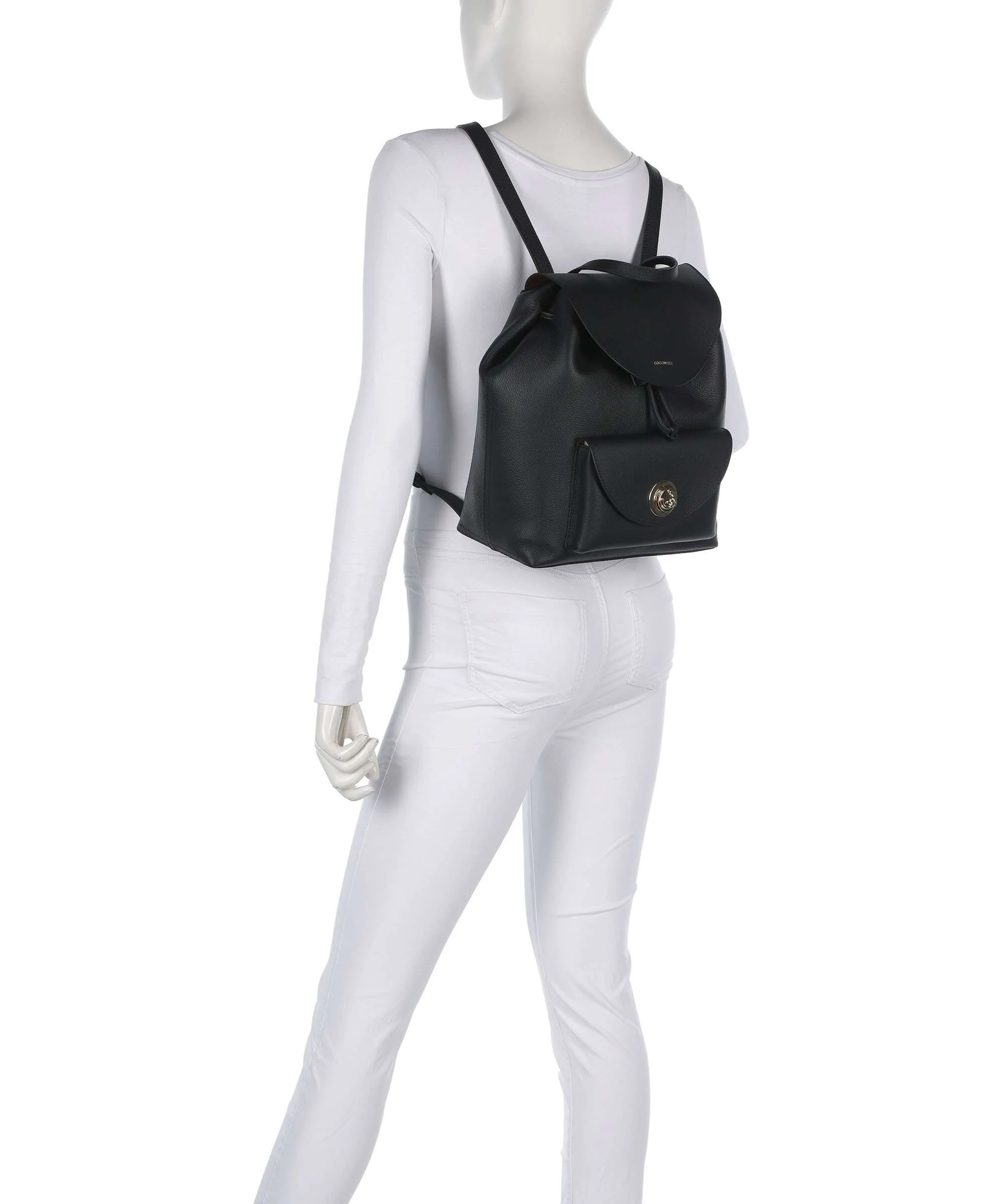 Coccinelle Nikla Backpack noir/cognac - Image 3