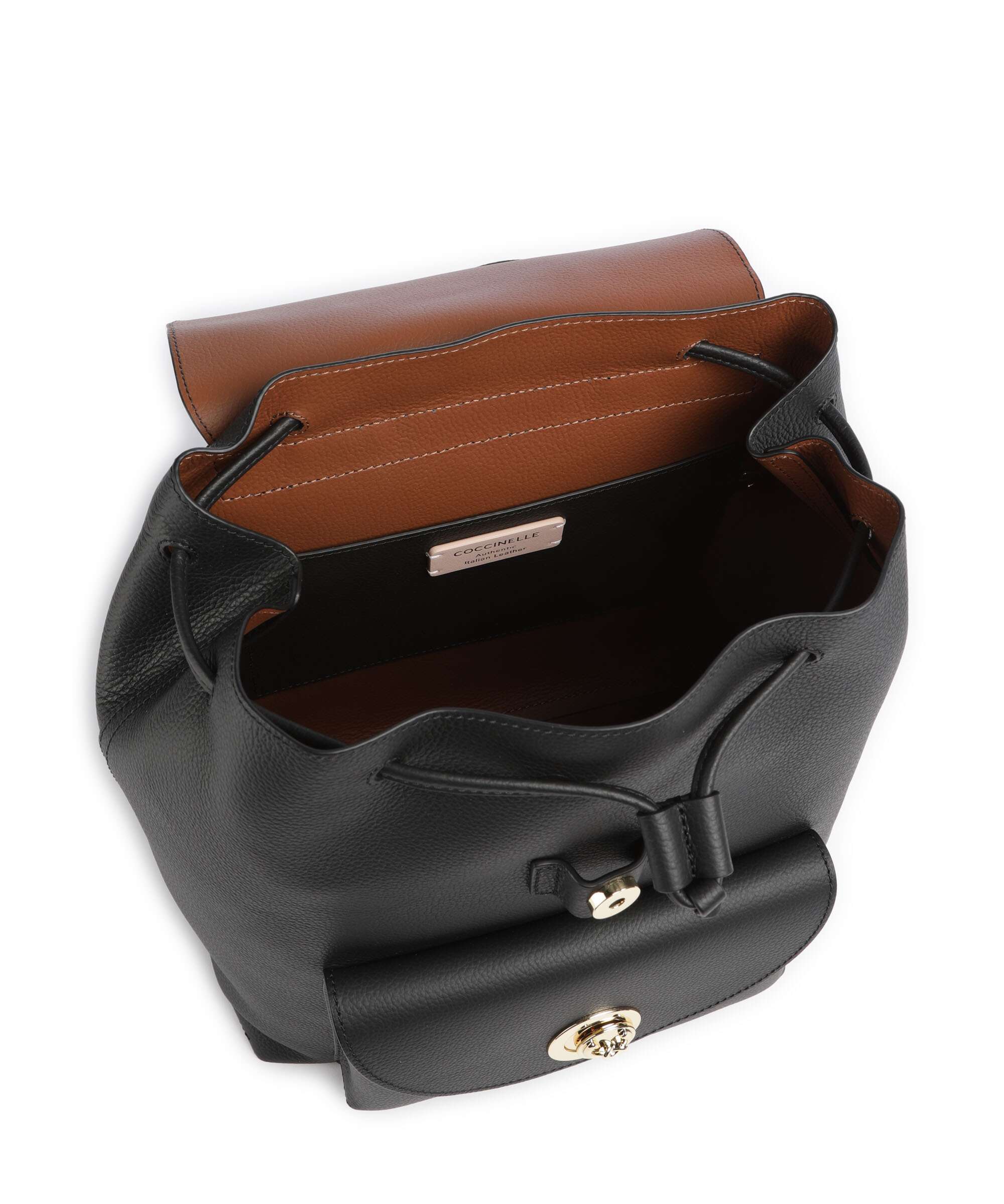 Coccinelle Nikla Backpack noir/cognac - Image 5