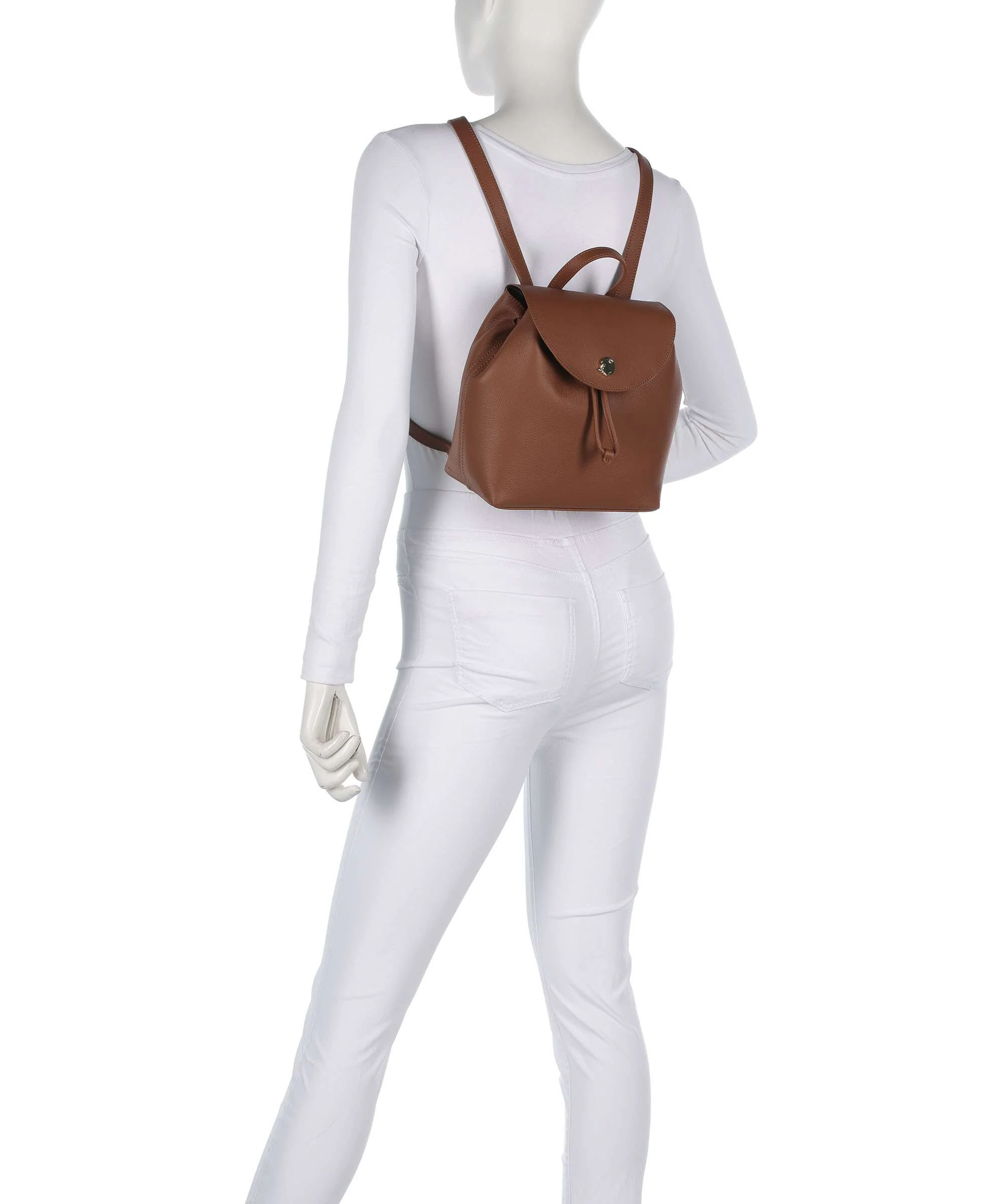 Coccinelle Nikla Backpack cognac/noir - Image 3