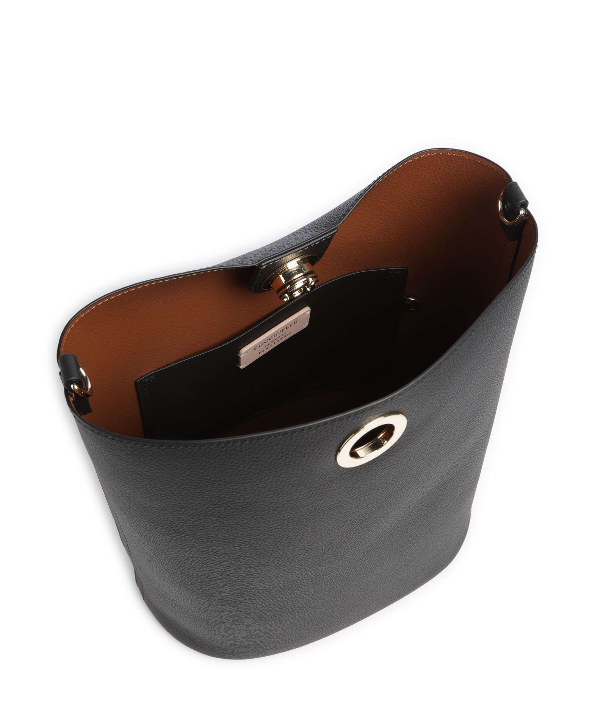 Coccinelle Nikla Bucket bag noir/cognac - Image 5