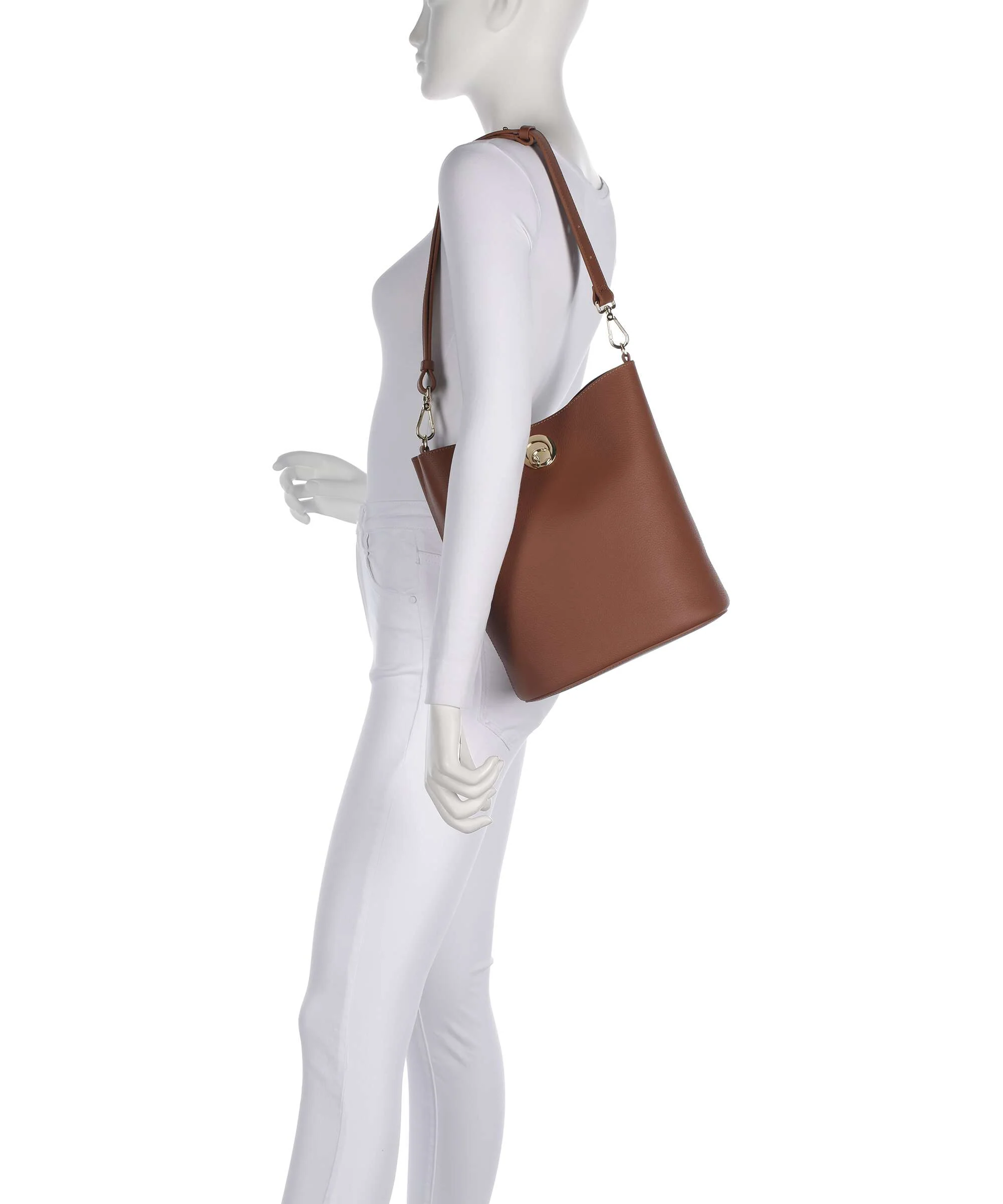 Coccinelle Nikla Bucket bag cognac/noir - Image 3