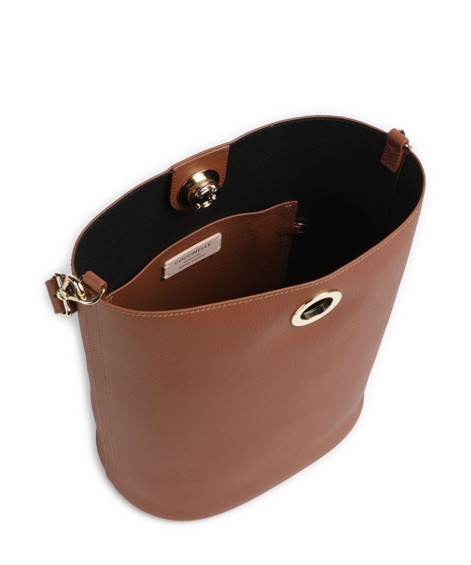 Coccinelle Nikla Bucket bag cognac/noir - Image 5