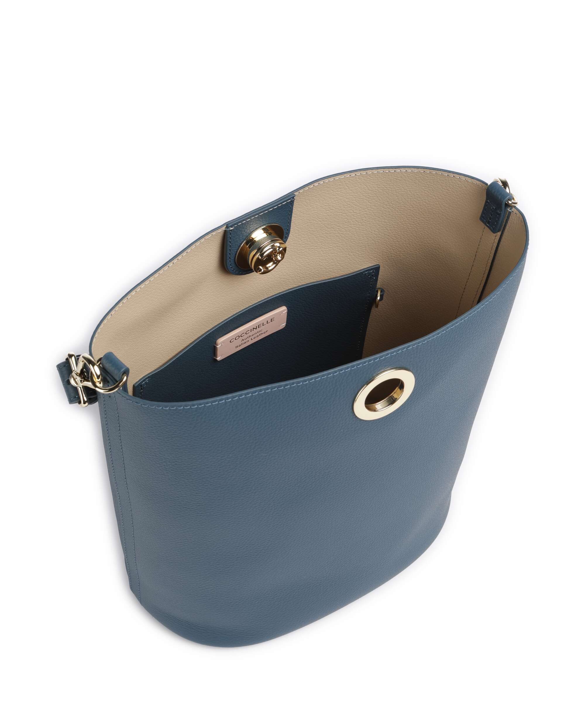 Coccinelle Nikla Bucket bag deep blue/sandshell - Image 5