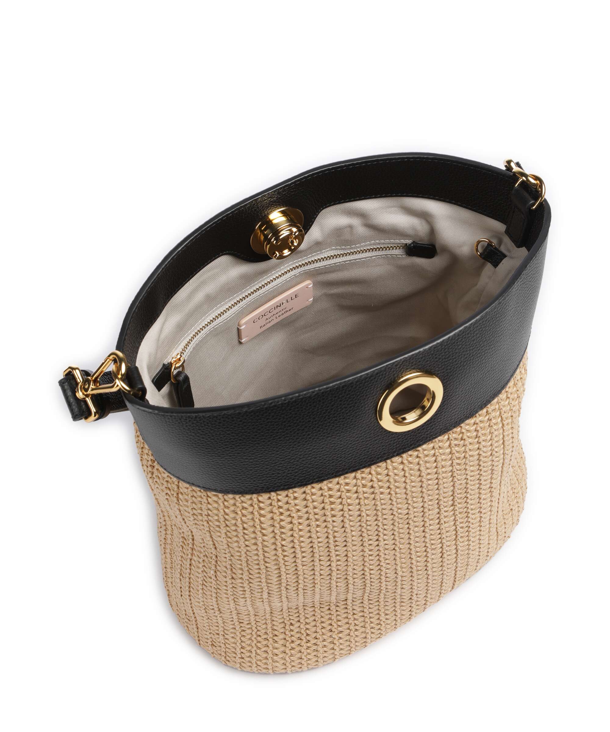 Coccinelle Nikla Bucket bag natural/noir - Image 5