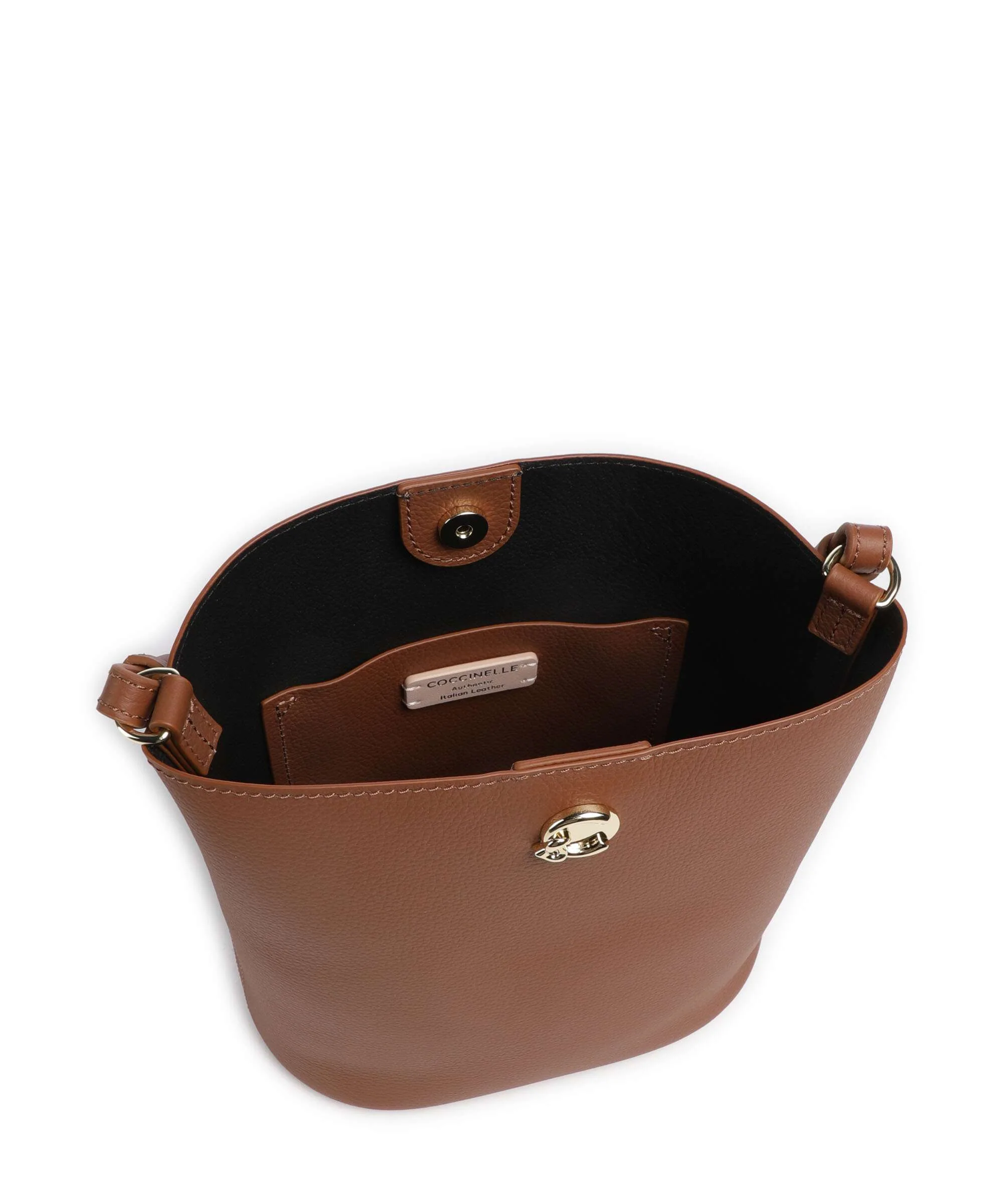 Coccinelle Nikla Bucket bag cognac/noir - Image 6
