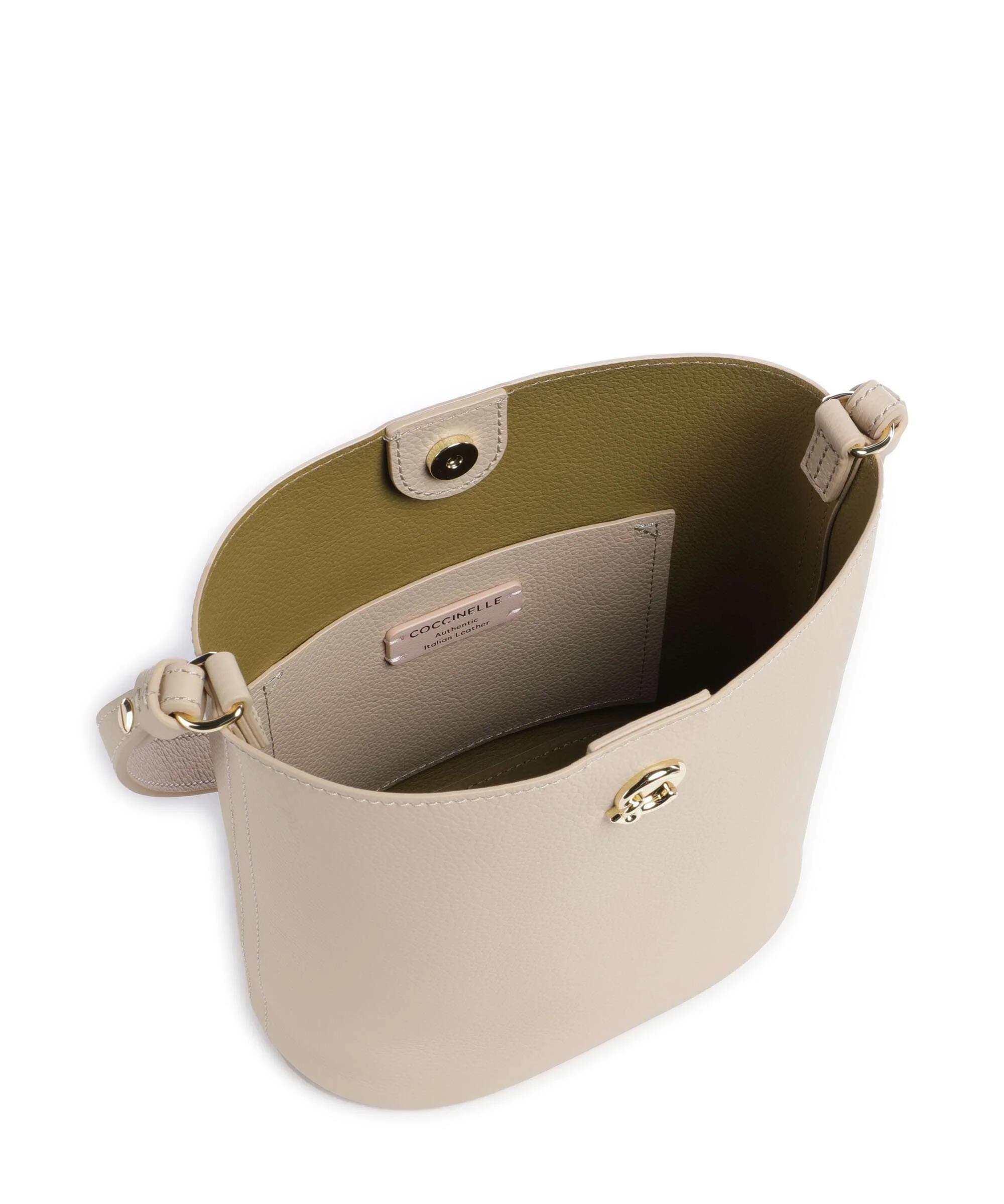 Coccinelle Nikla Bucket bag sandshell/seagrass - Image 6