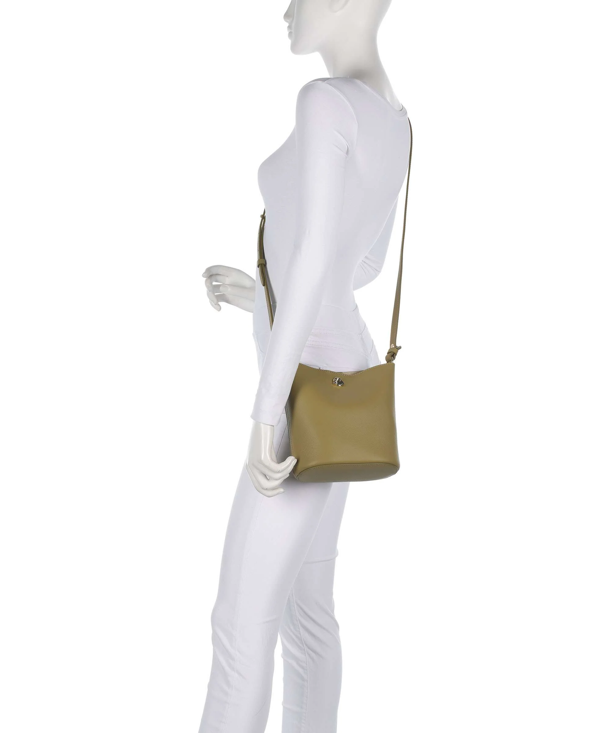 Coccinelle Nikla Bucket bag seagrass/sandshell - Image 4