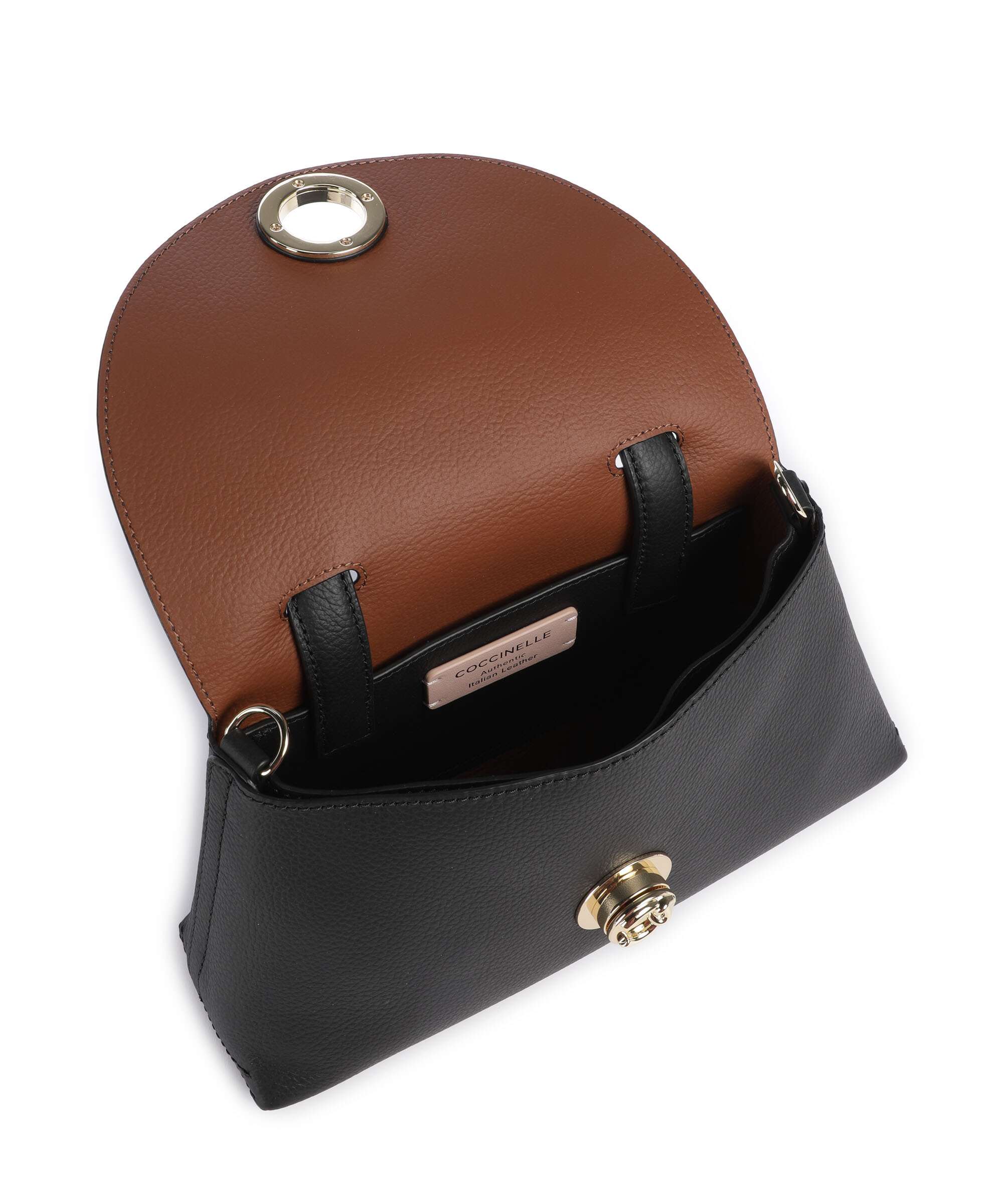Coccinelle Nikla Handbag noir/cognac - Image 4