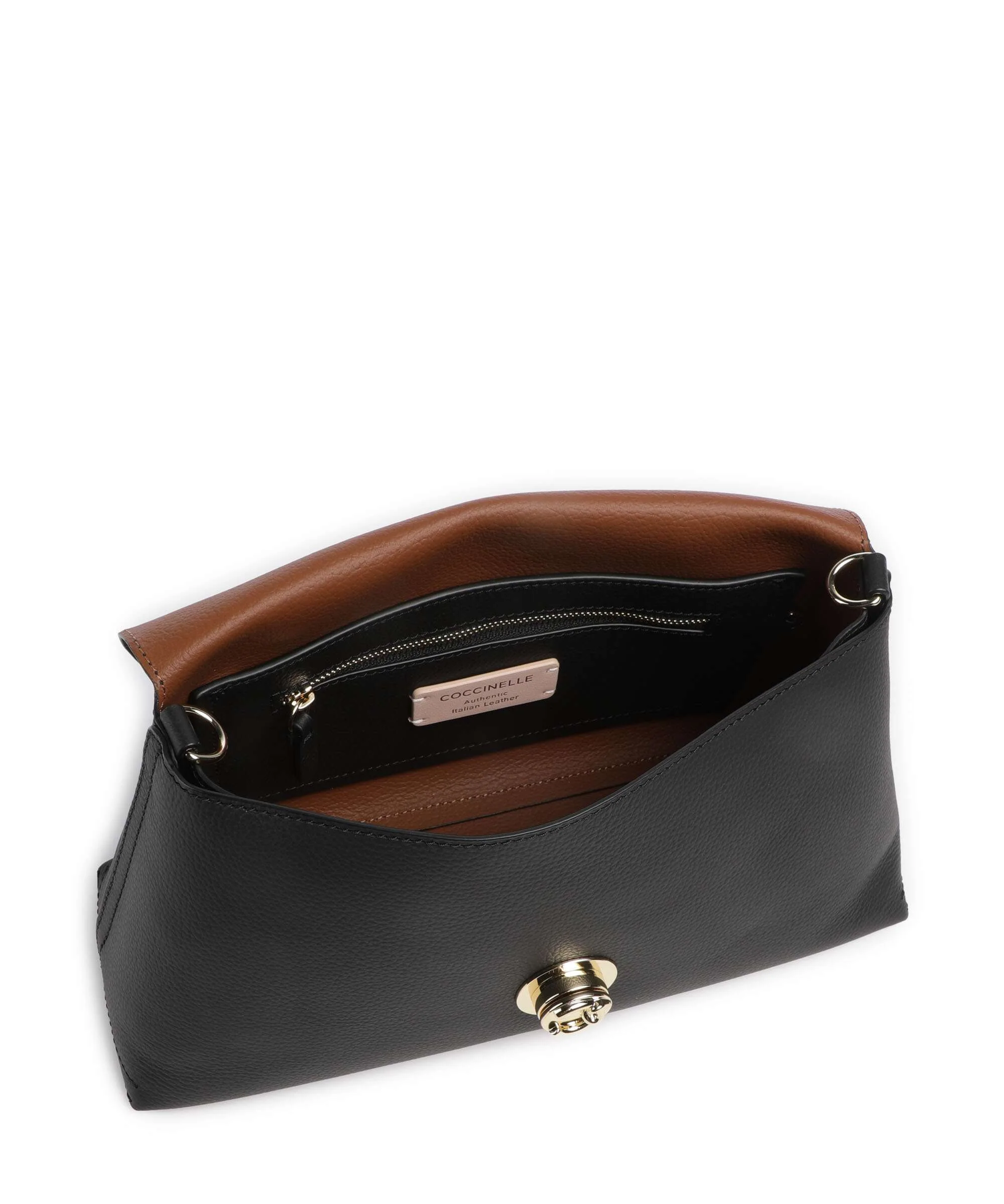 Coccinelle Nikla Shoulder bag noir/cognac - Image 5