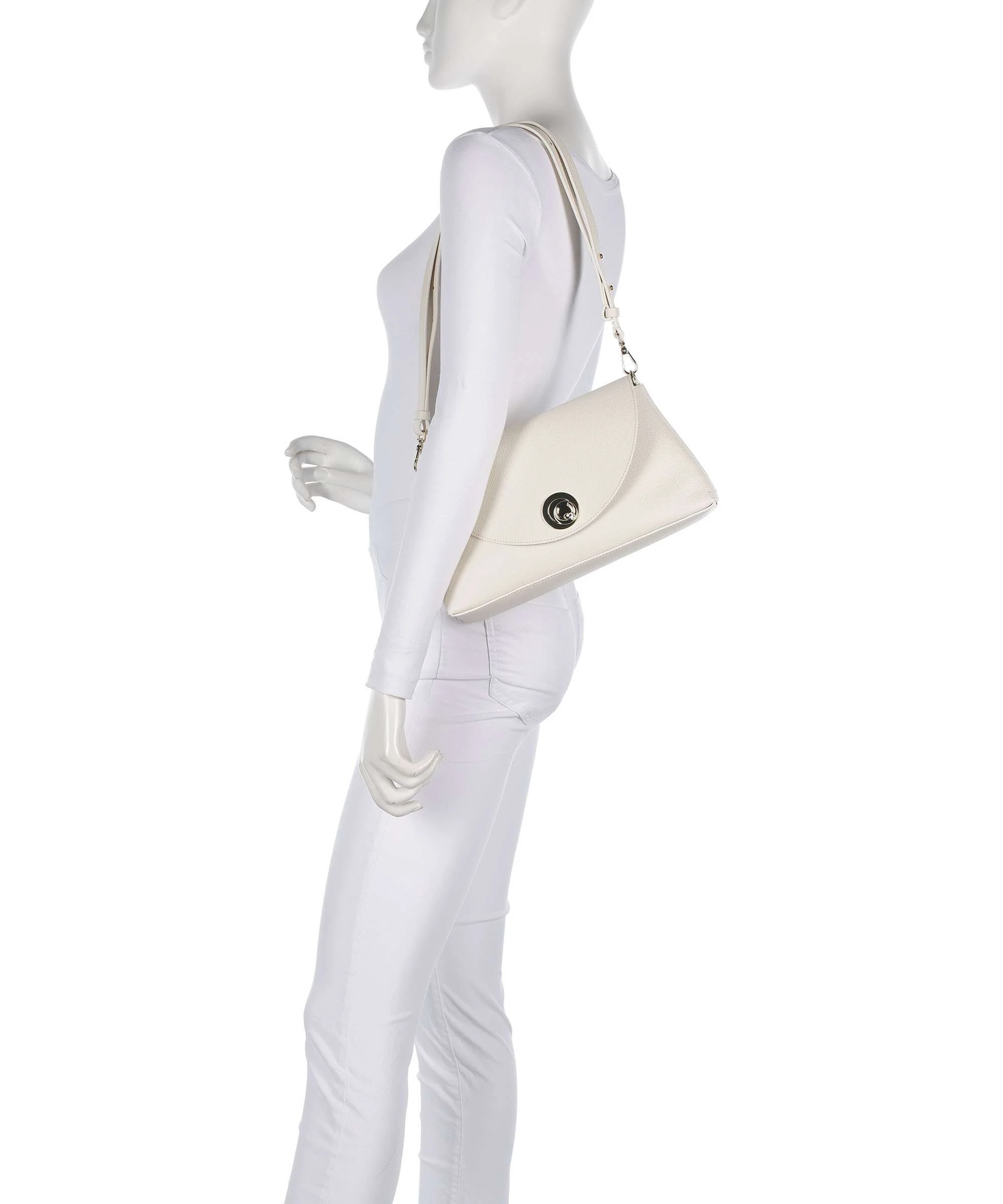 Coccinelle Nikla Shoulder bag pearl/cognac - Image 3