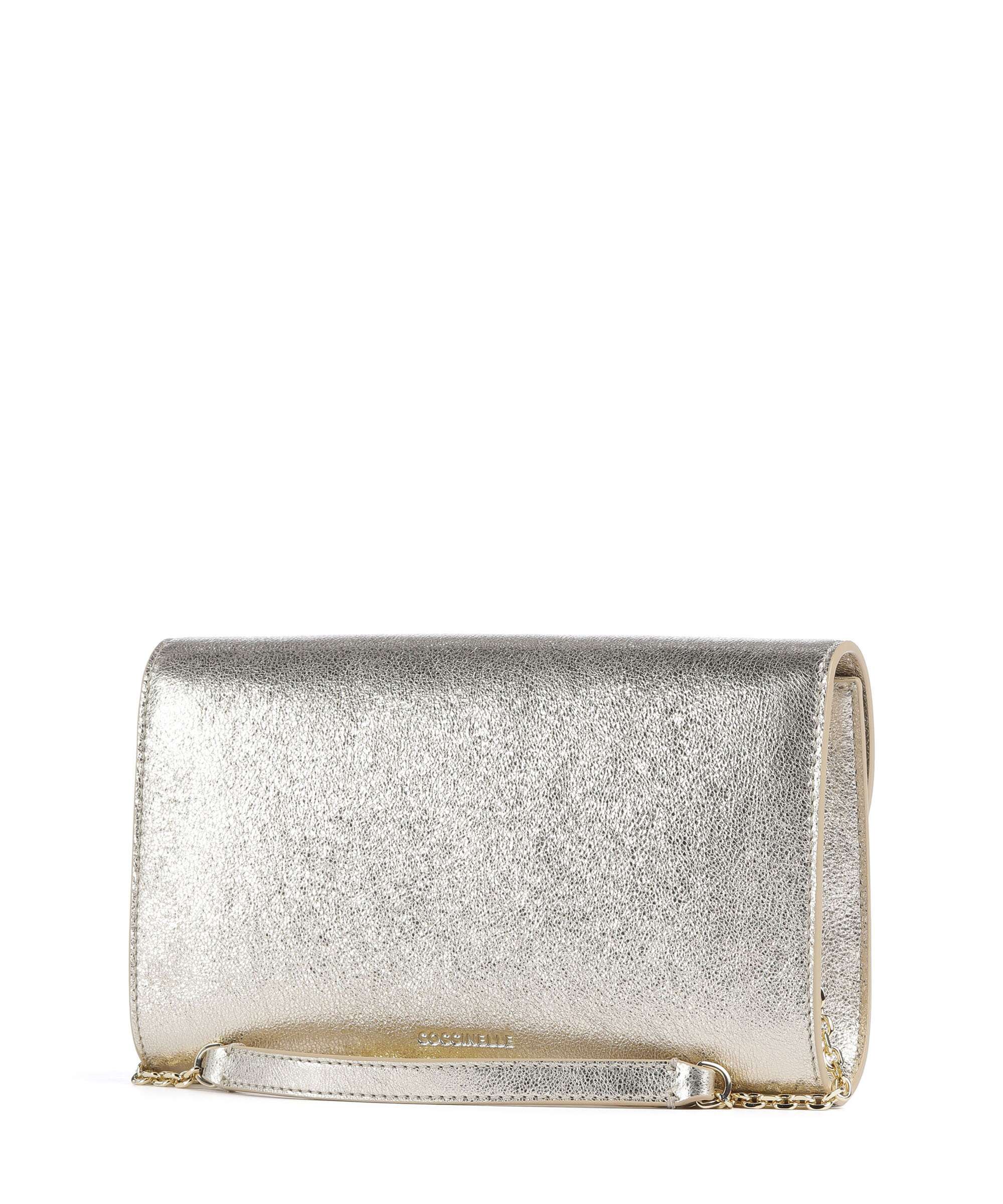 Coccinelle Nikla Smooth Crossbody bag pale gold - Image 2