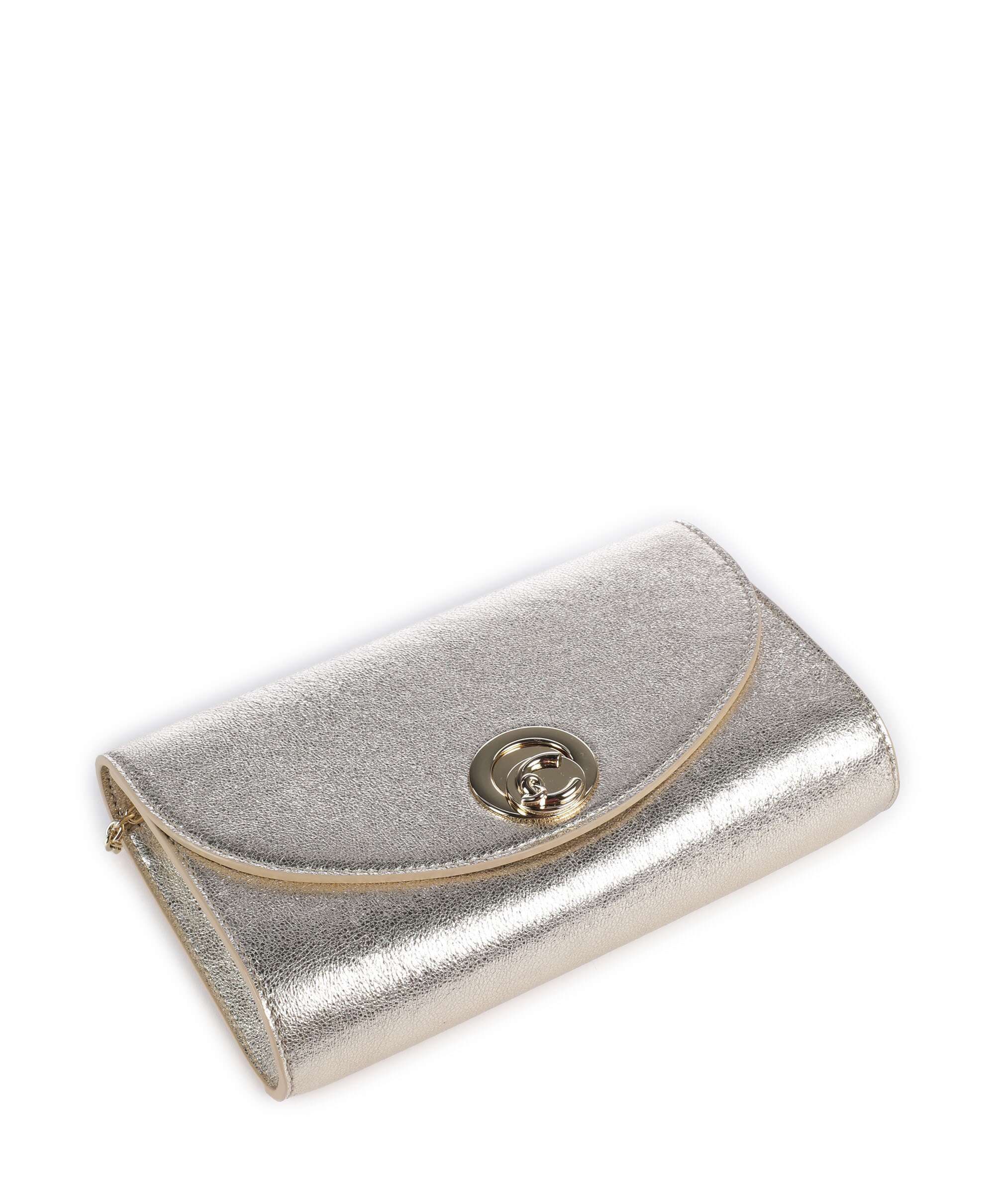 Coccinelle Nikla Smooth Crossbody bag pale gold - Image 4