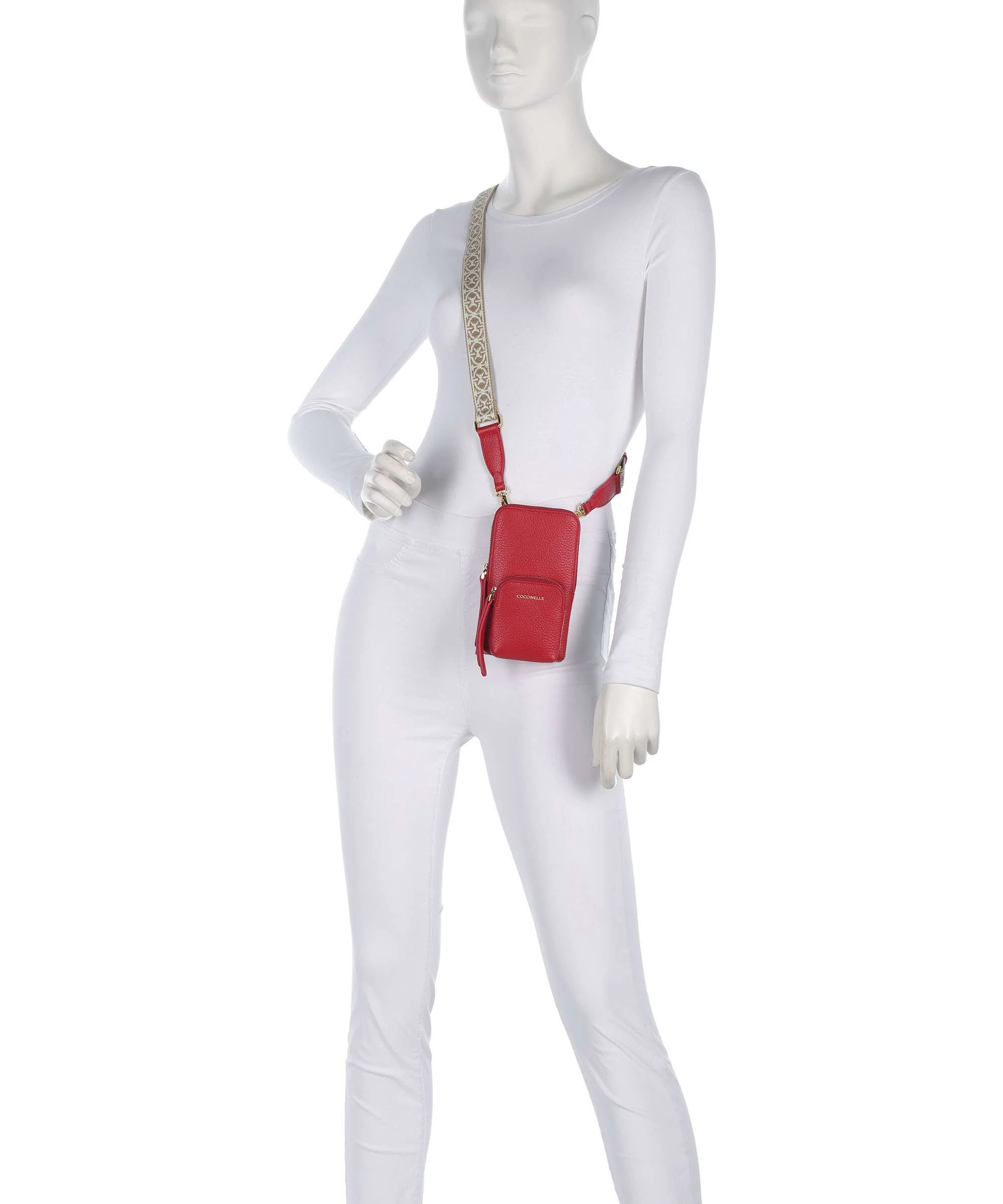 Coccinelle Pixie Phone bag scarlet - Image 3