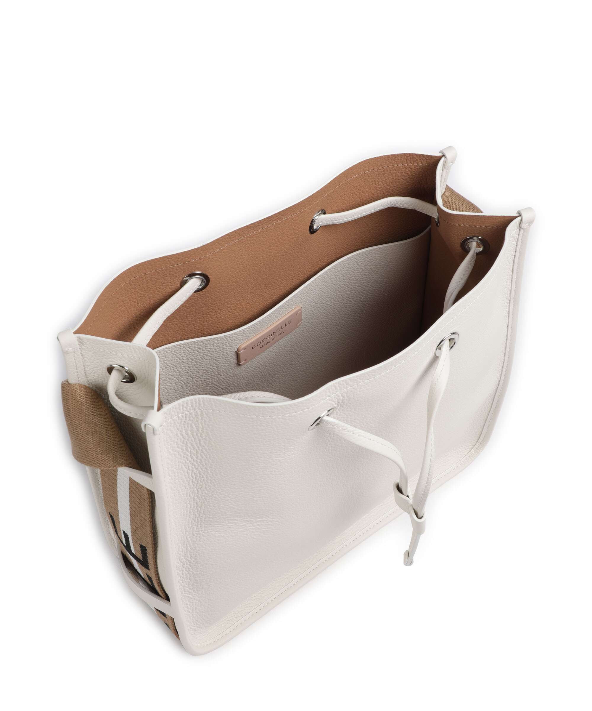 Coccinelle Raquel Bucket bag blanco/skin - Image 6