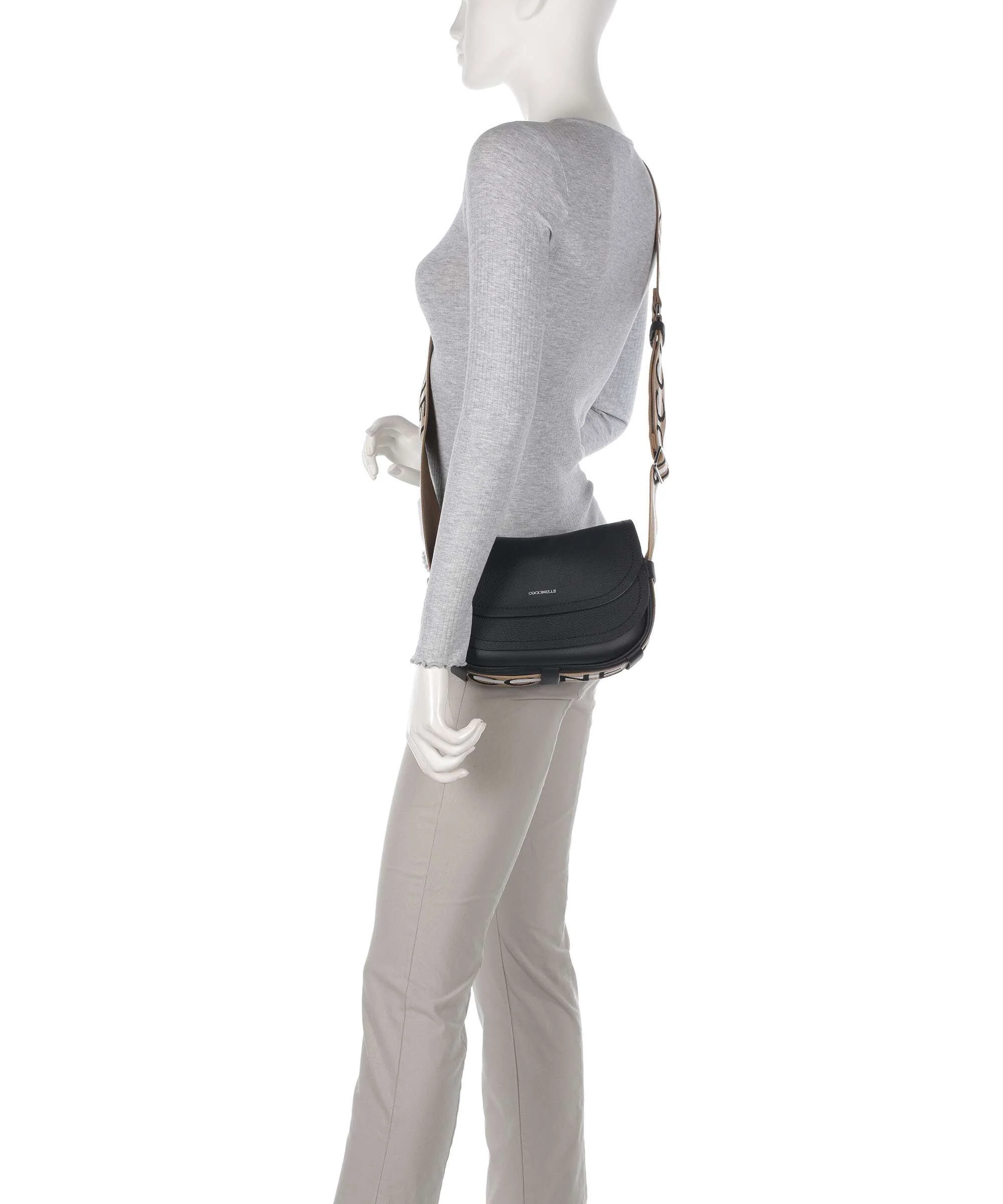 Coccinelle Raquel Crossbody bag noir/cuir - Image 3