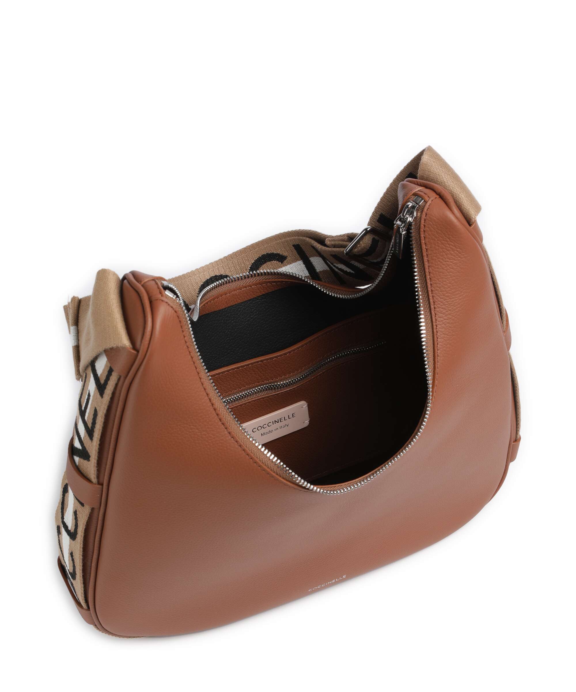 Coccinelle Raquel Hobo bag cognac/noir - Image 5