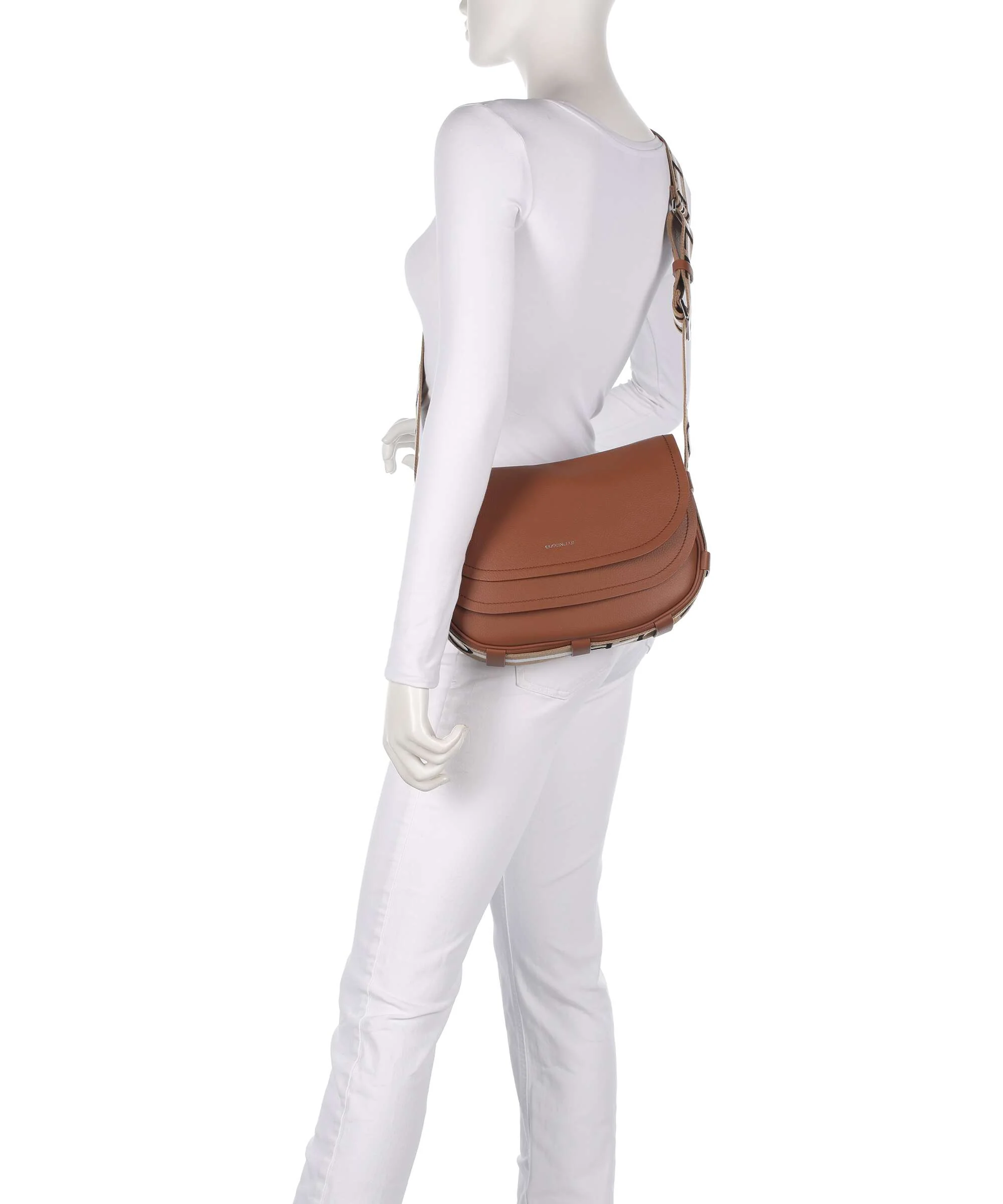 Coccinelle Raquel Shoulder bag cognac/noir - Image 4