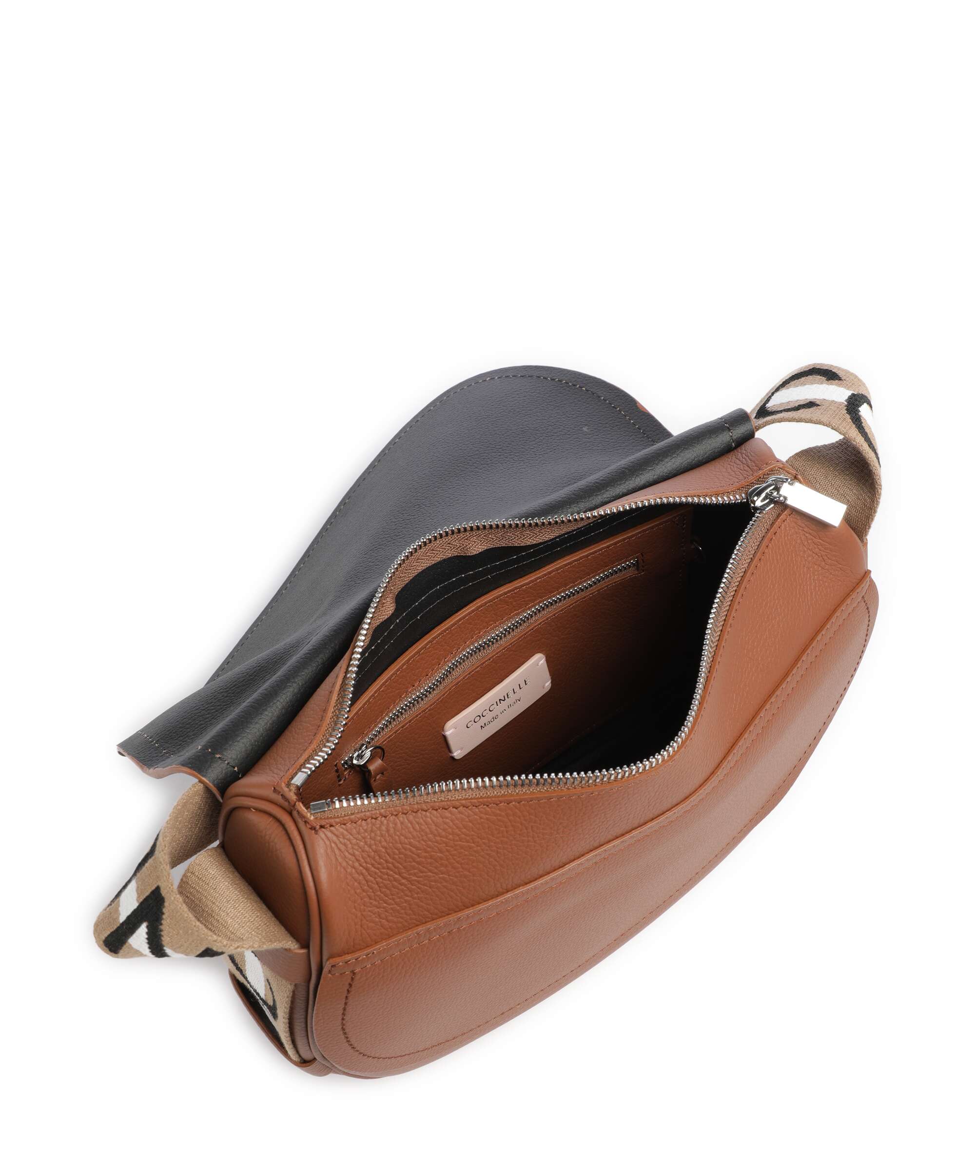 Coccinelle Raquel Shoulder bag cognac/noir - Image 7