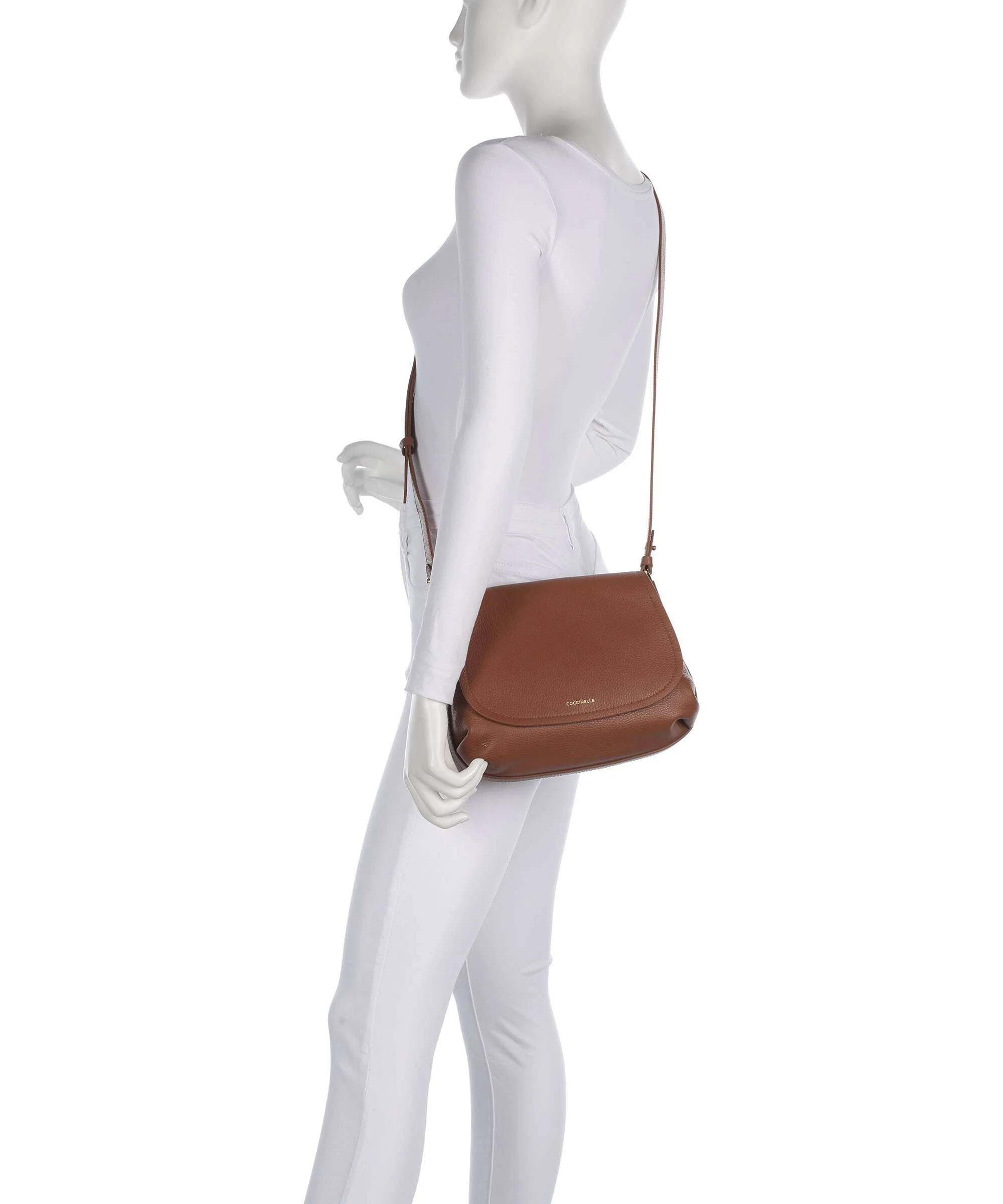 Coccinelle Rebekka Crossbody bag cognac - Image 3