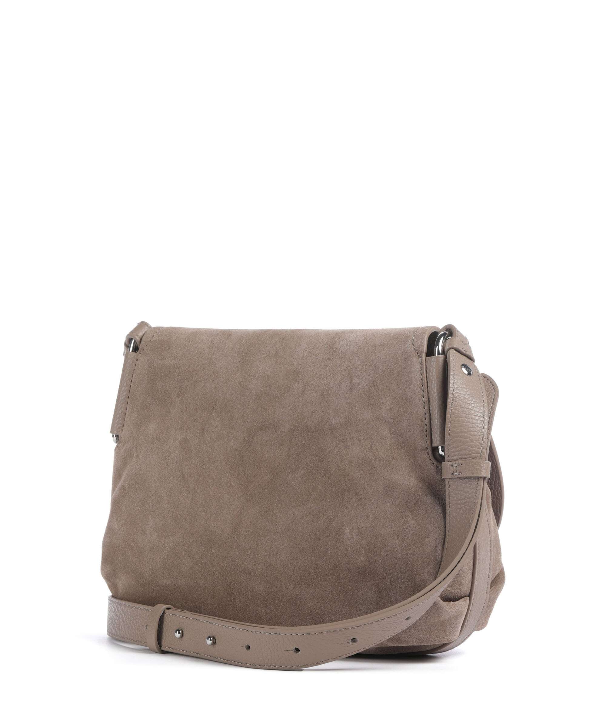 Coccinelle Rebekka Suede Crossbody bag warm taupe - Image 2