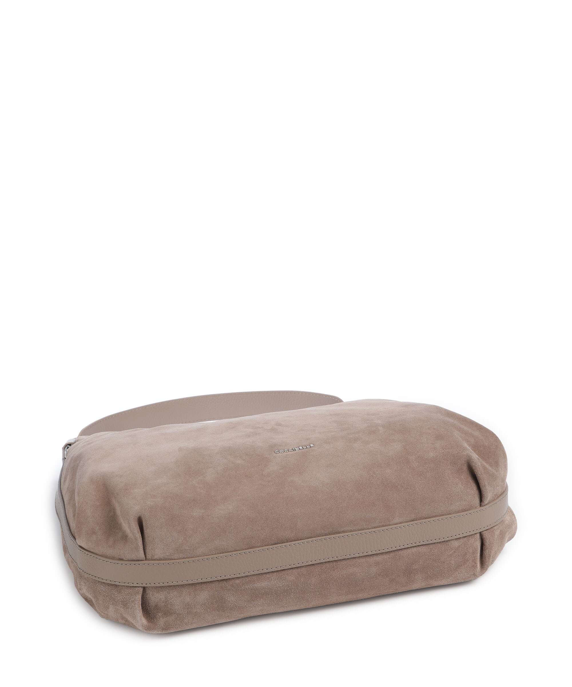 Coccinelle Rebekka Suede Hobo bag warm taupe - Image 5