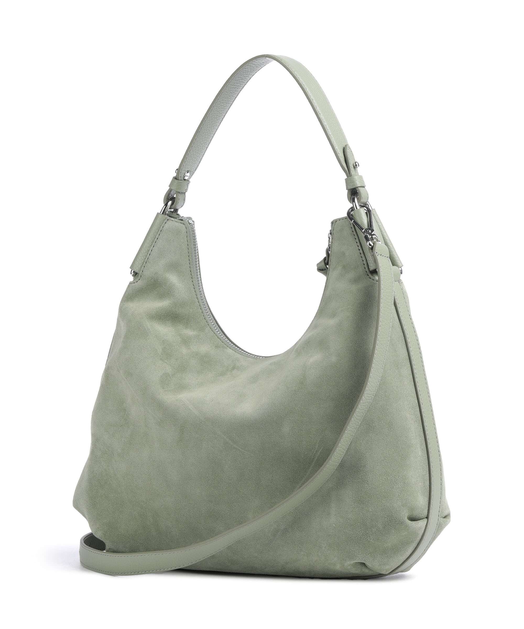 Coccinelle Rebekka Suede Hobo bag greenery - Image 2